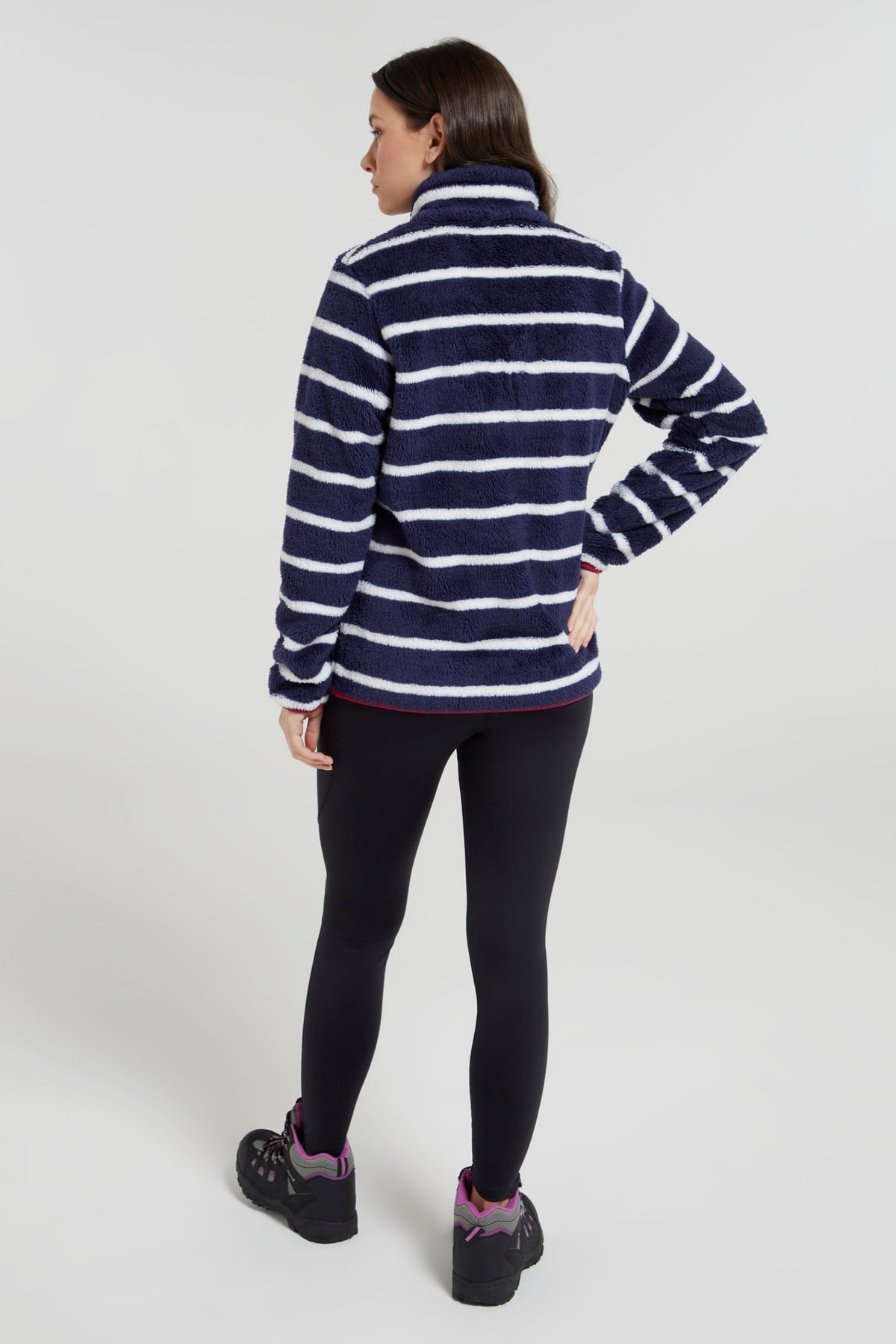 Nessy Stripe Womens Fleece