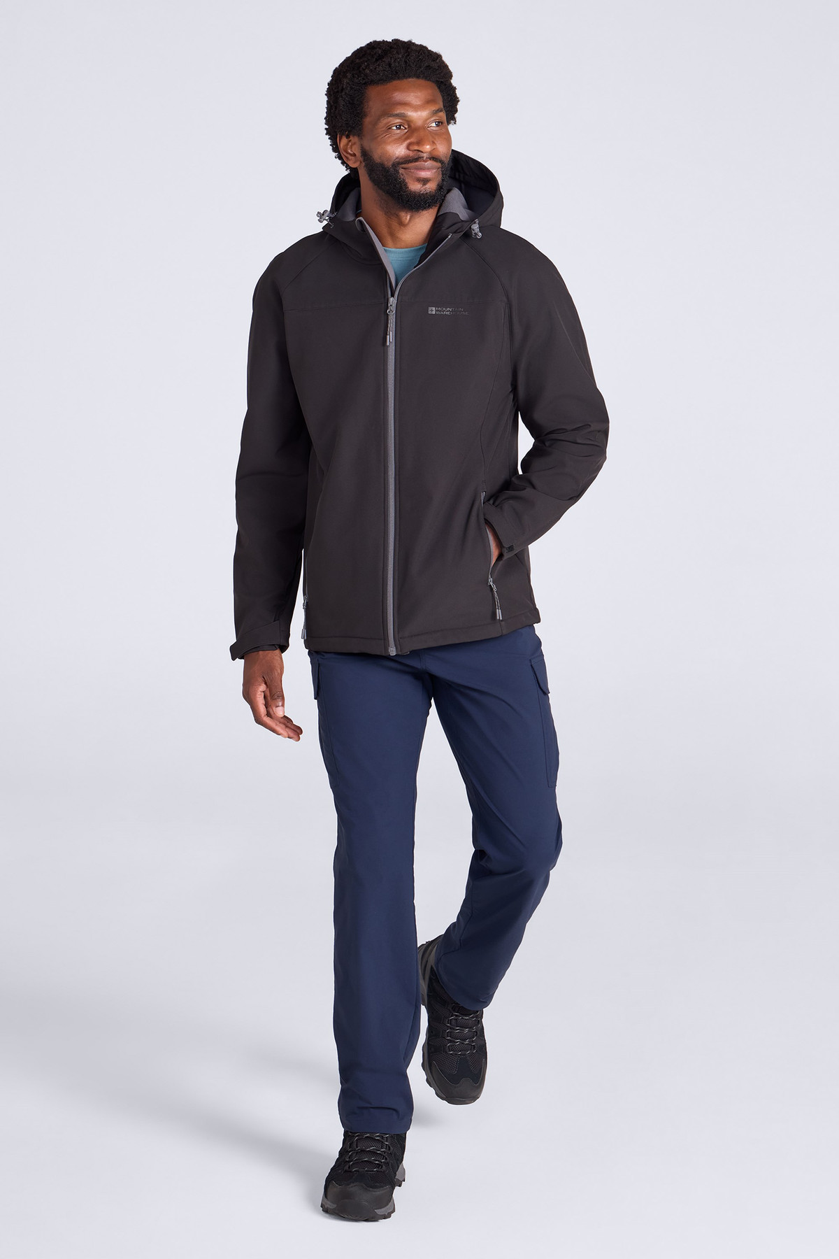 Exodus Mens Water-Resistant Softshell Jacket