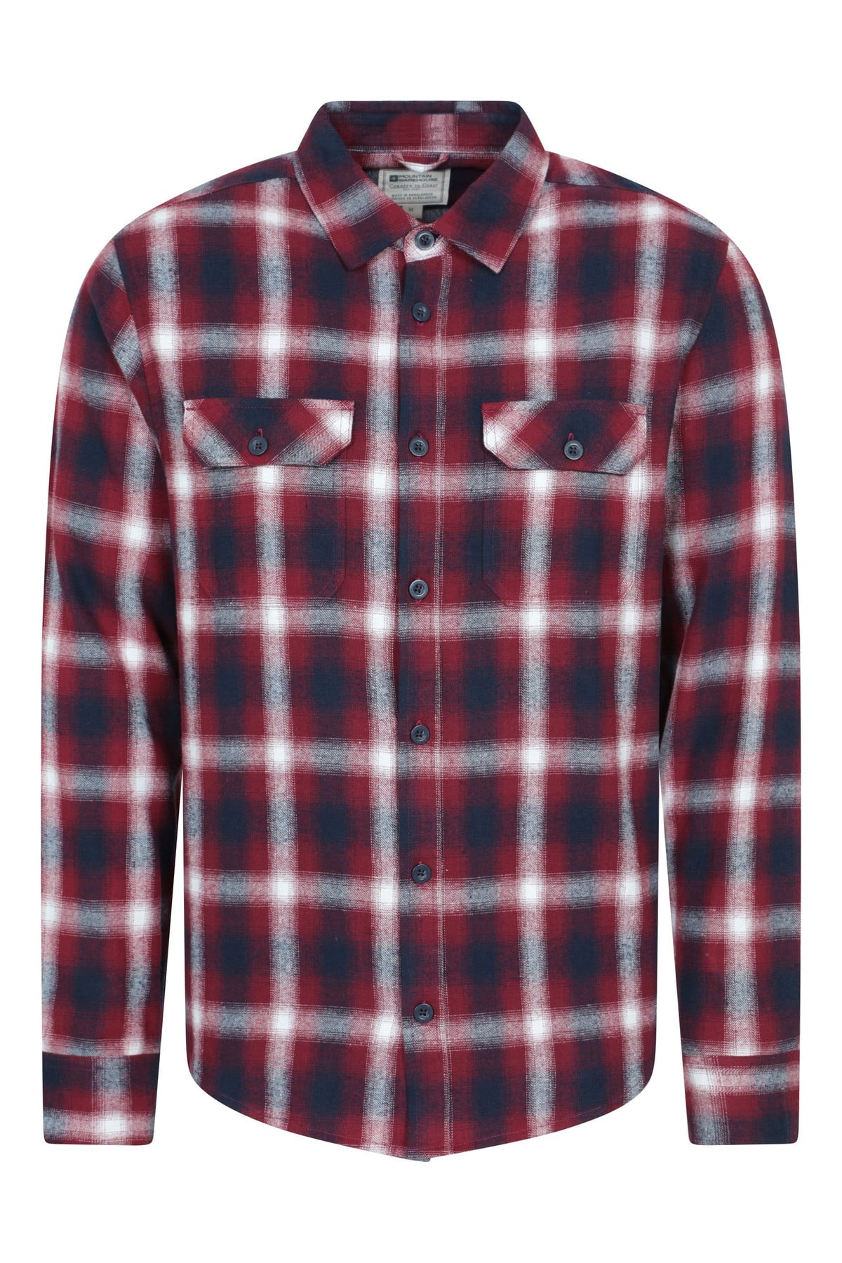 Trace Mens Flannel Long Sleeve Shirt