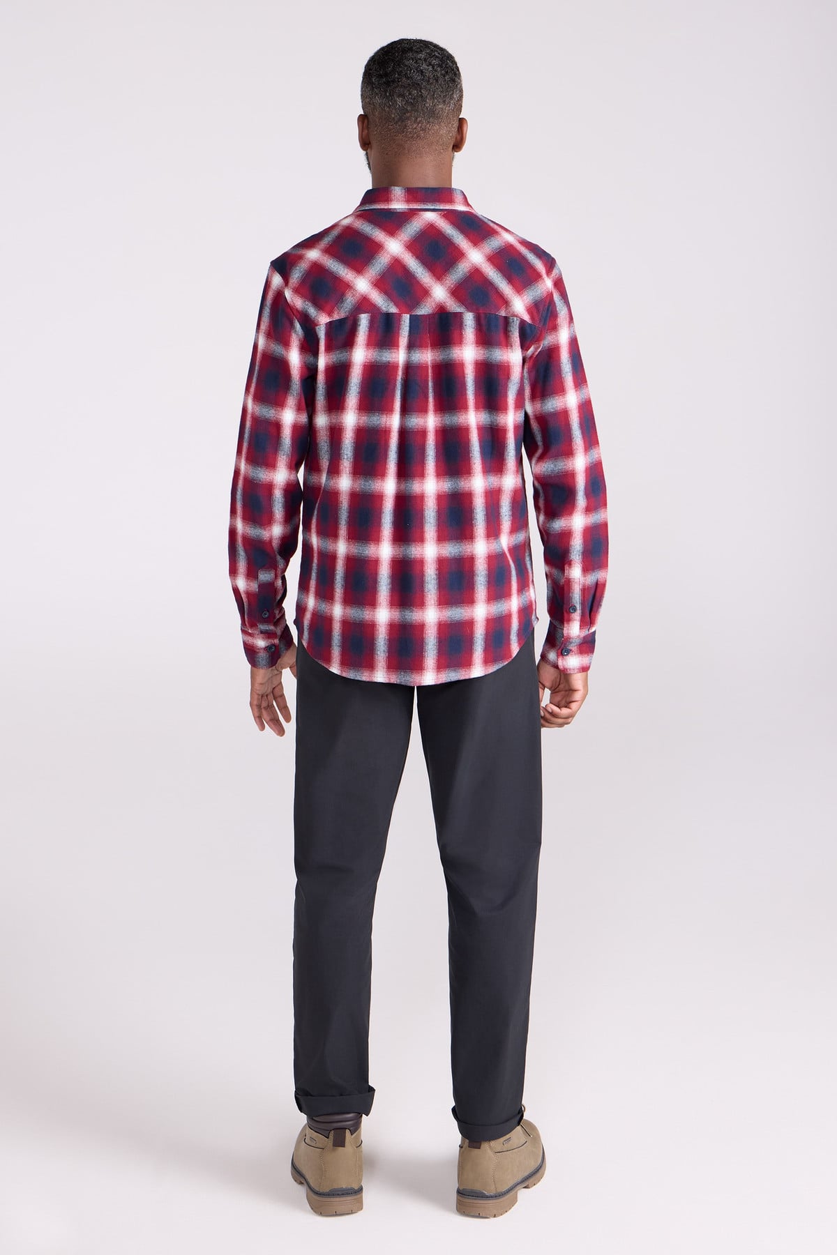 Trace Mens Flannel Long Sleeve Shirt