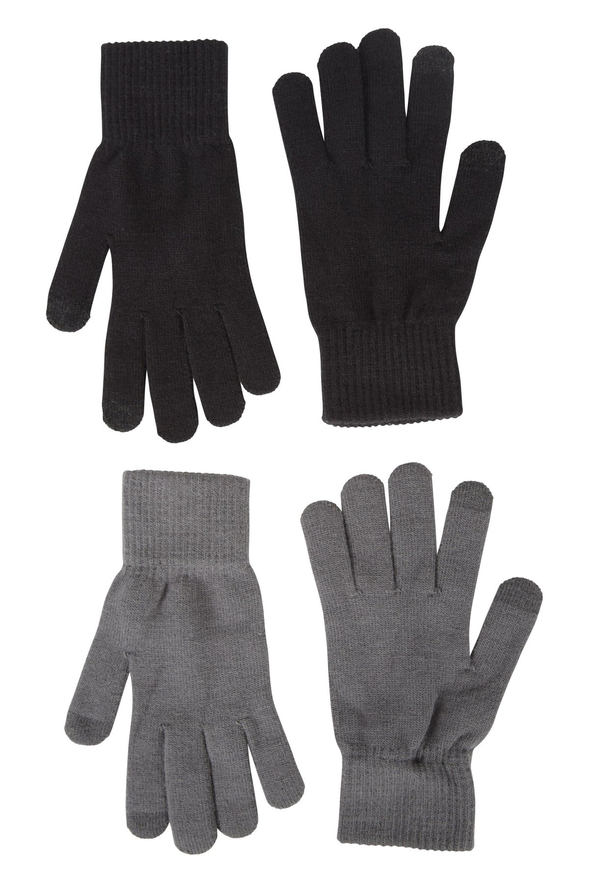 Magic Touchscreen Mens Gloves - 2Pk