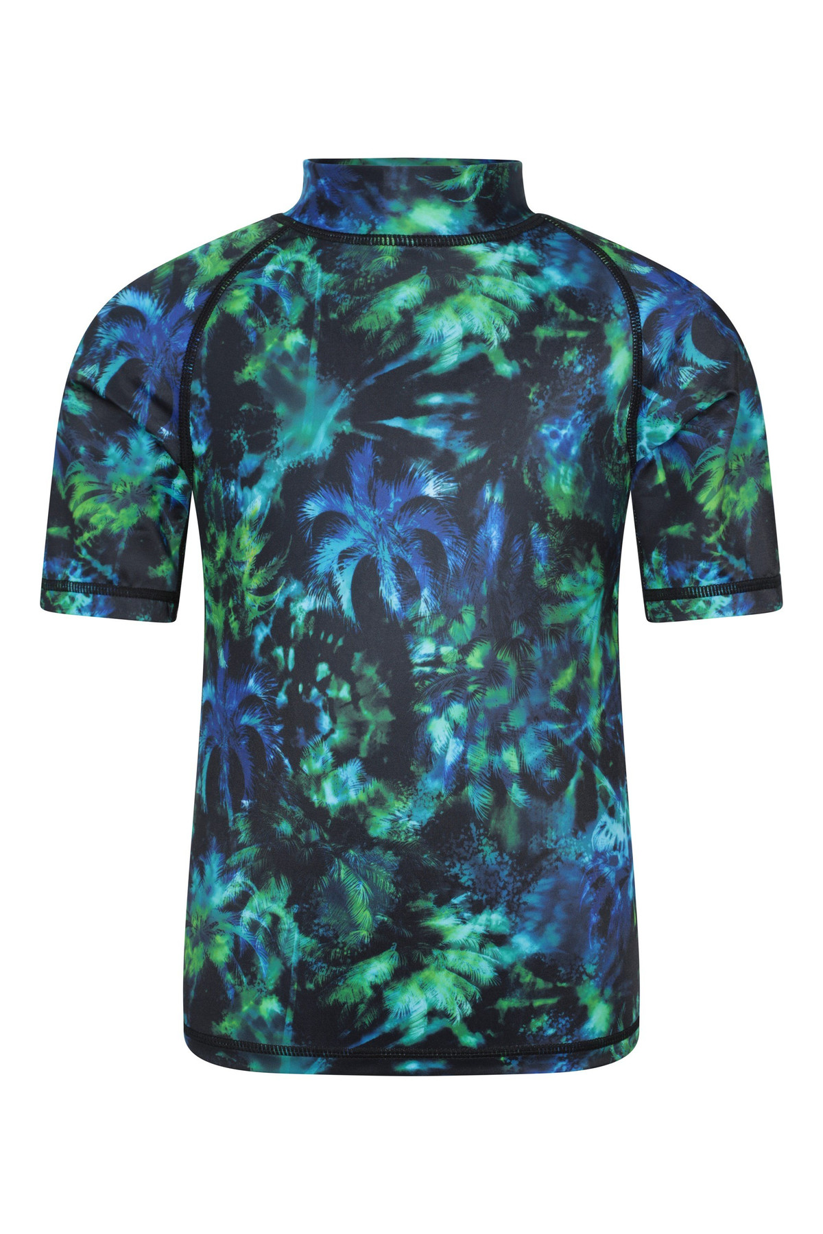 Short Sleeve Kids Printed Rash Guard