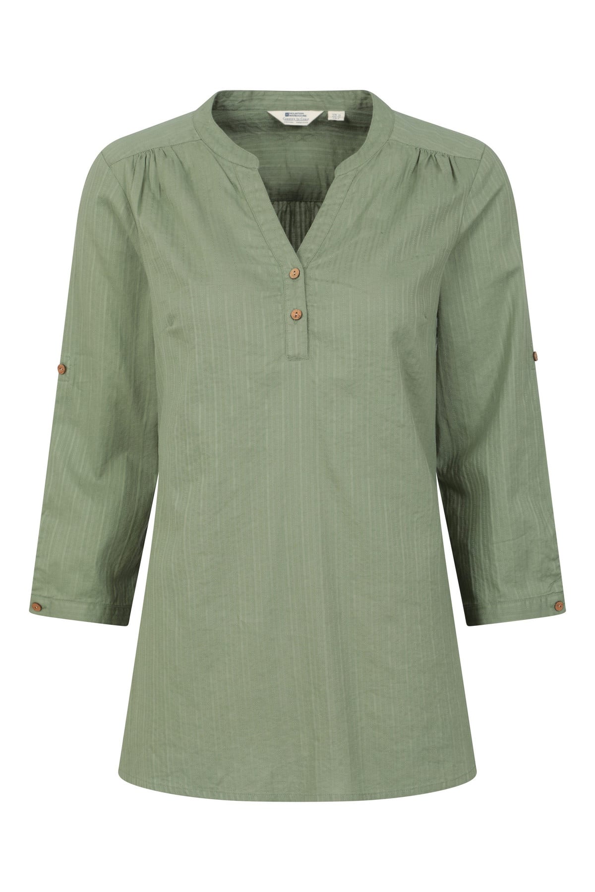 Petra Womens Relaxed Fit 3/4 Sleeve Shirt