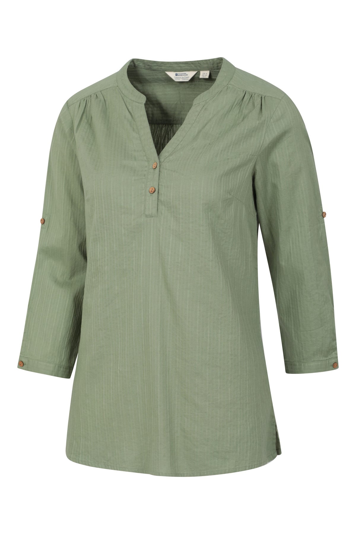 Petra Womens Relaxed Fit 3/4 Sleeve Shirt