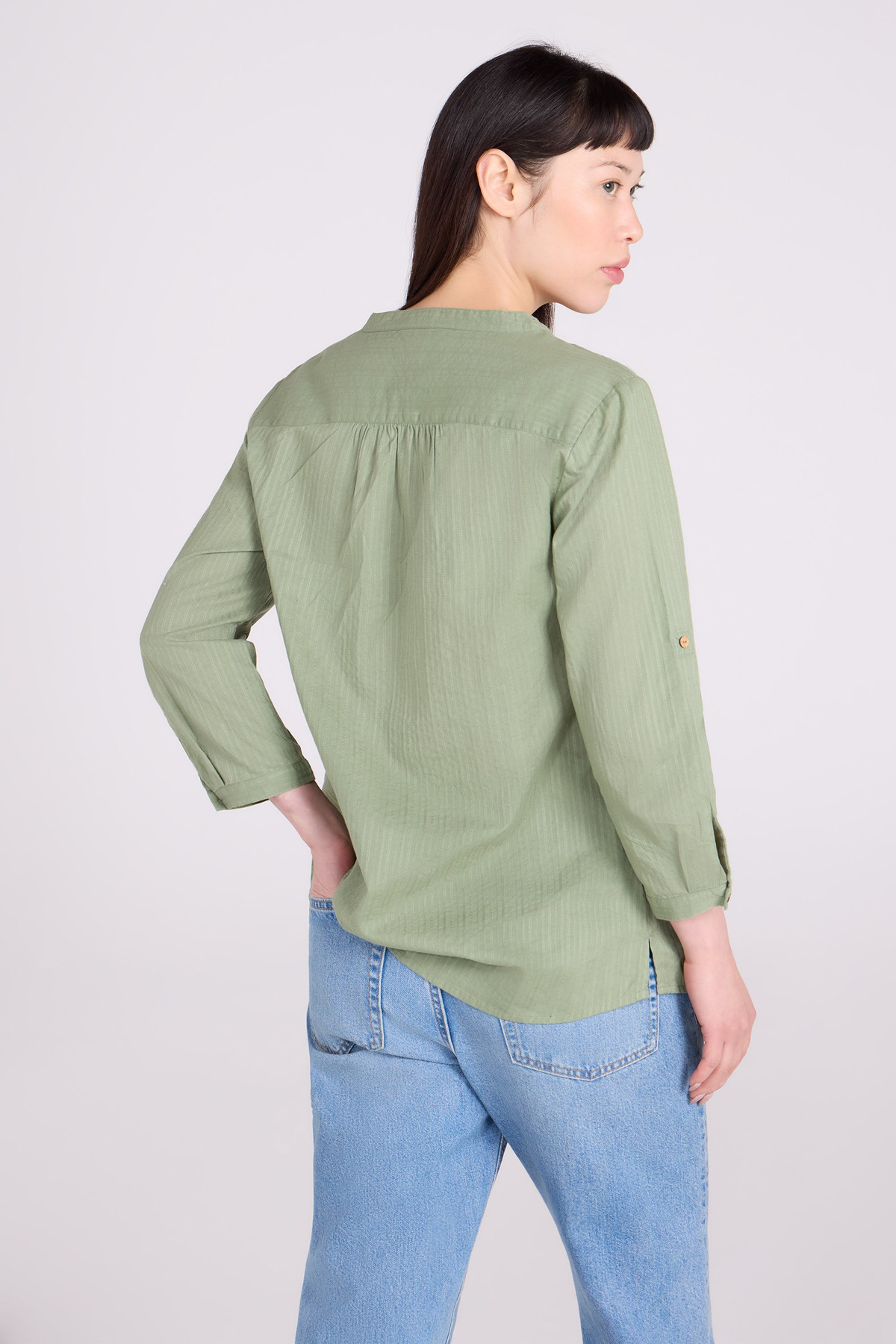 Petra Womens Relaxed Fit 3/4 Sleeve Shirt