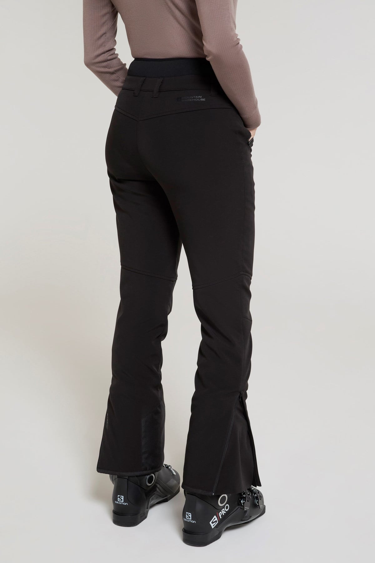 Avalanche Womens High-Waisted Softshell Ski Pants