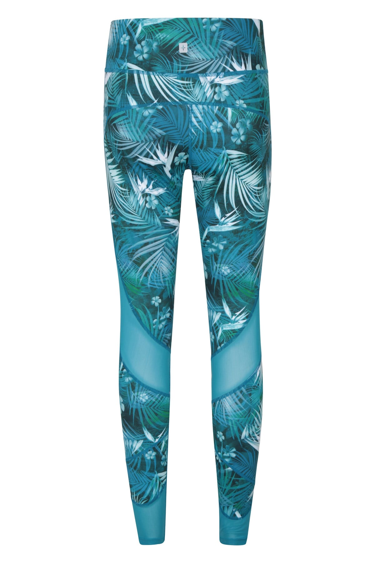 Patterned High-Waisted Panelled Womens Leggings