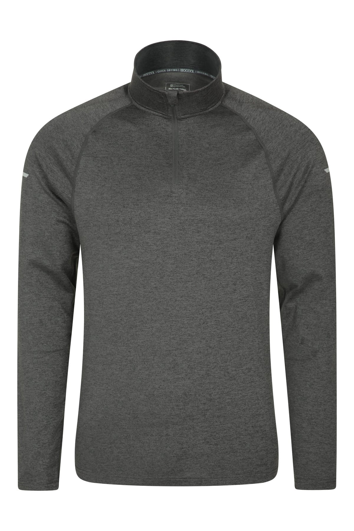 Echo Melange Mens Half-Zip Midlayer