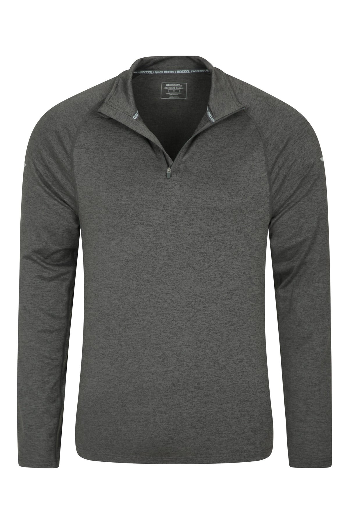 Echo Melange Mens Half-Zip Midlayer