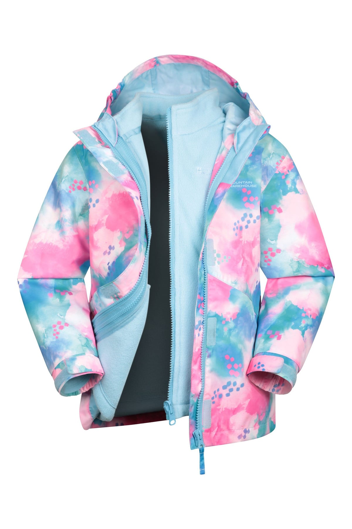 Aries Printed Waterproof Kids 3-in-1 Jacket