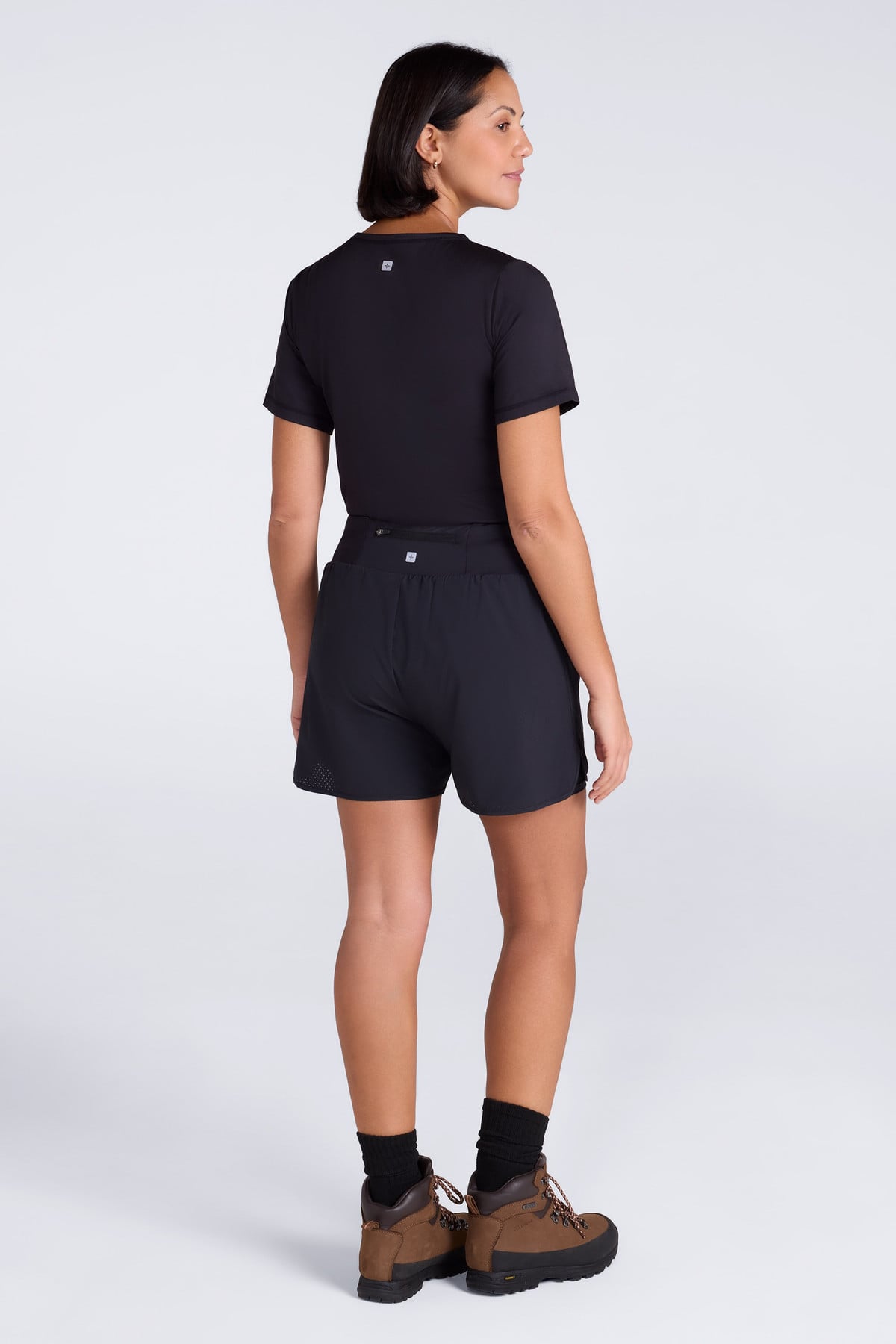 Double-Layer Womens Running Shorts