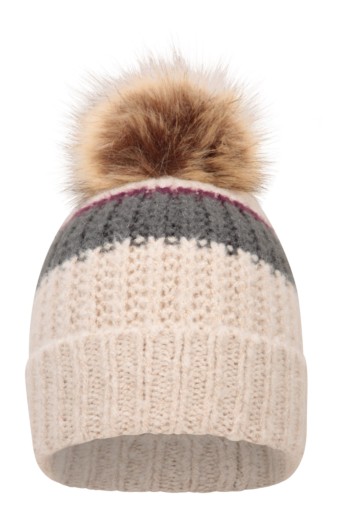 Womens Colour Block Beanie