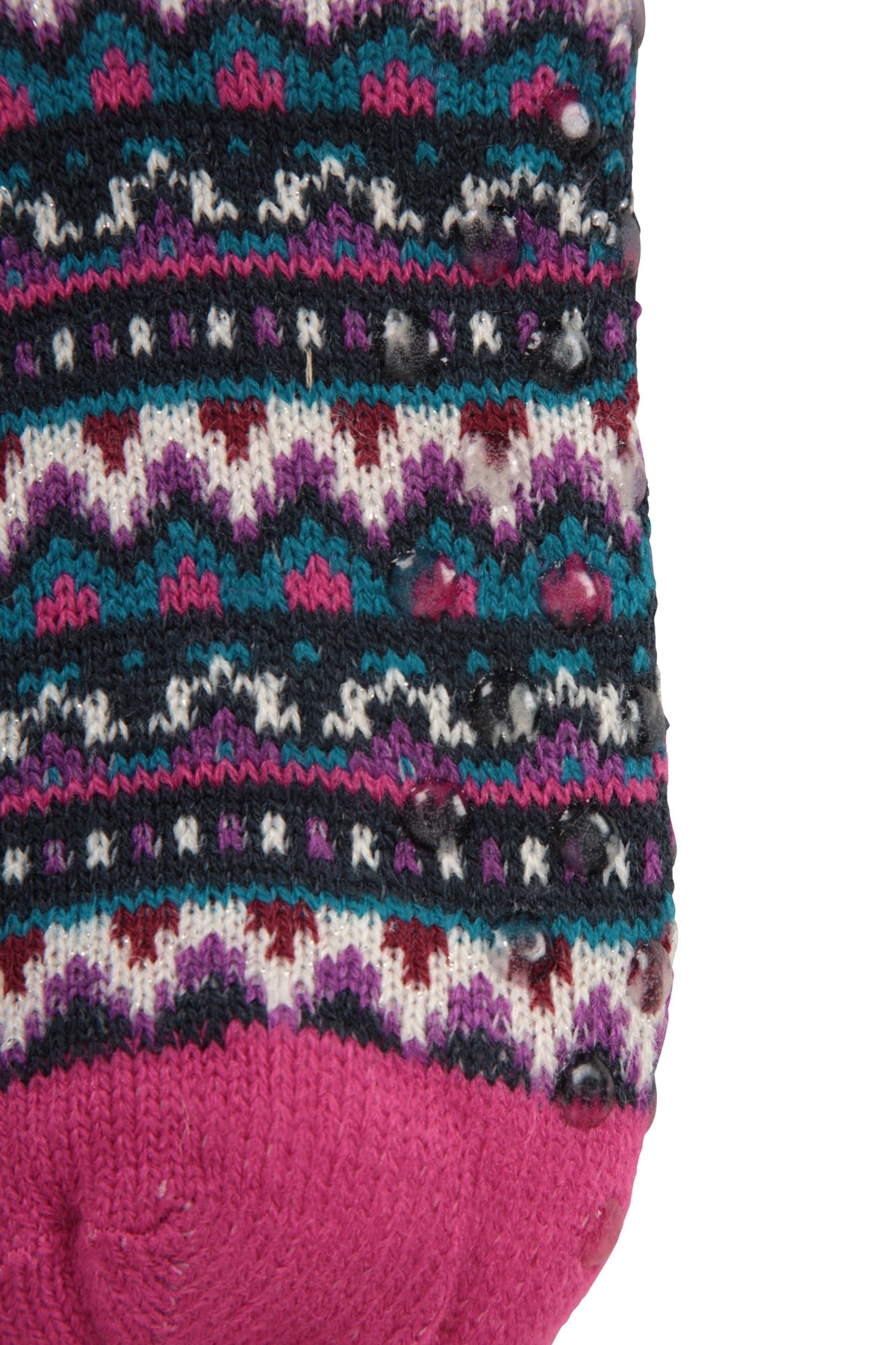 Womens Fairisle Slipper Socks