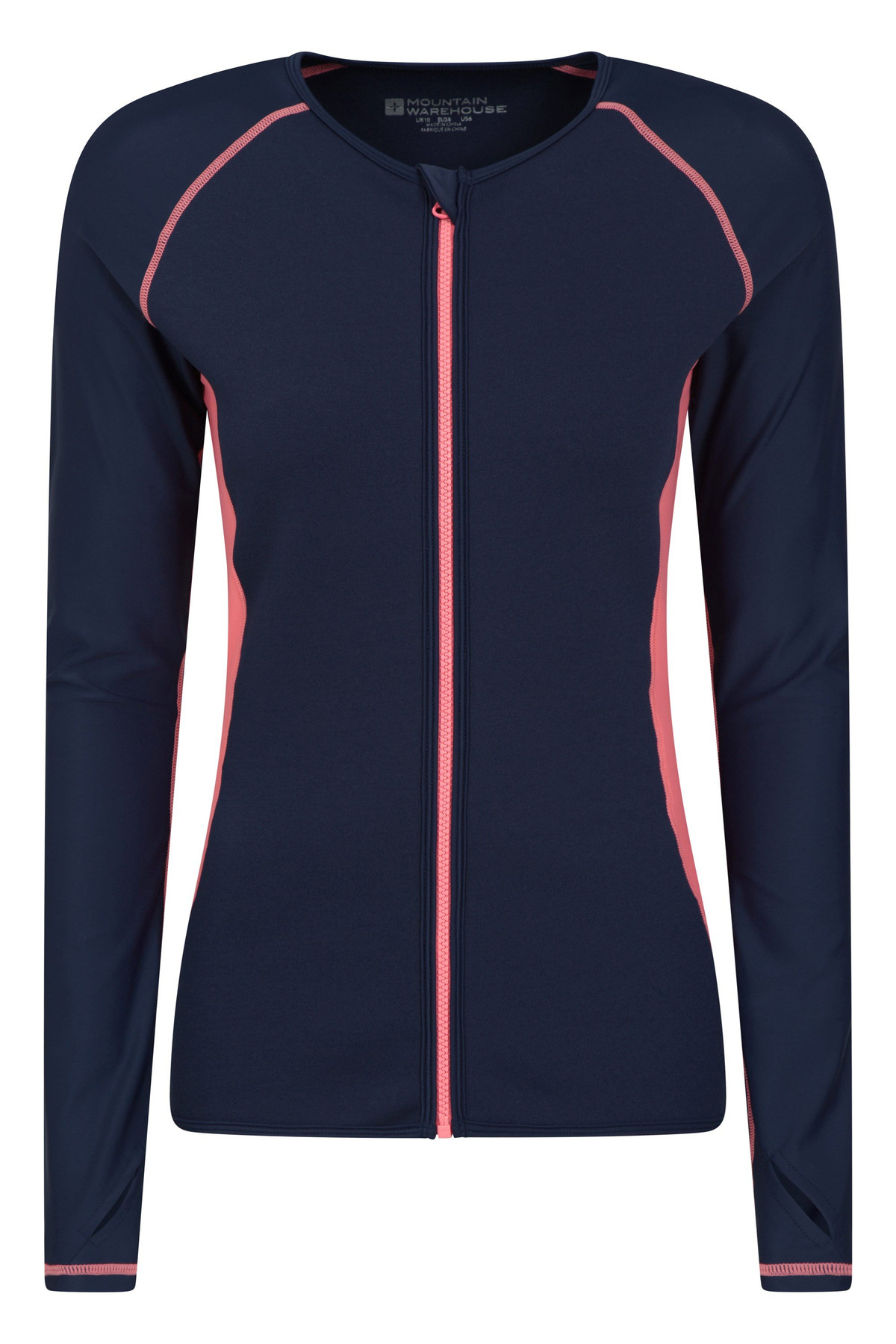 Fistral Womens Printed Wetsuit Rash Vest | Mountain Warehouse