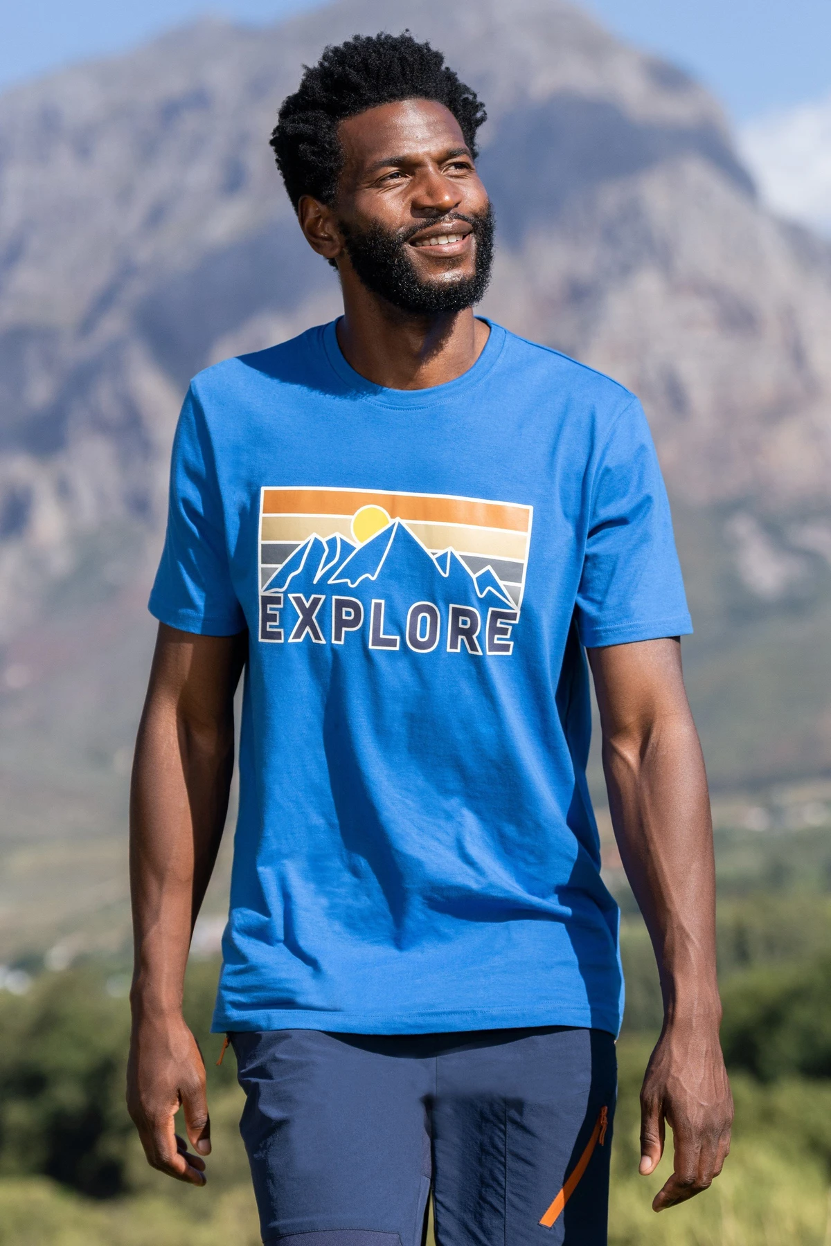 Explore t-shirt en coton pour homme