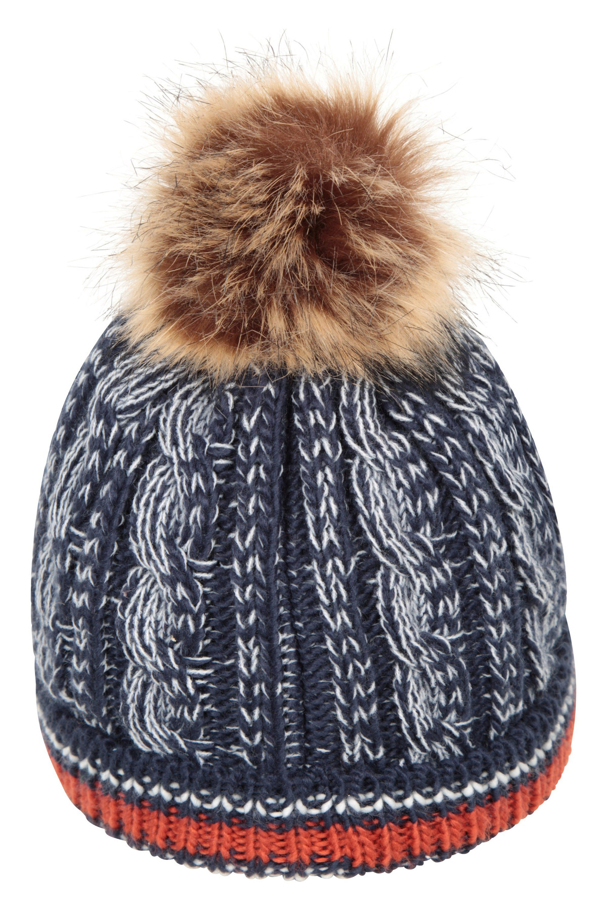 Badged Kids Pom-Pom Thermal Beanie