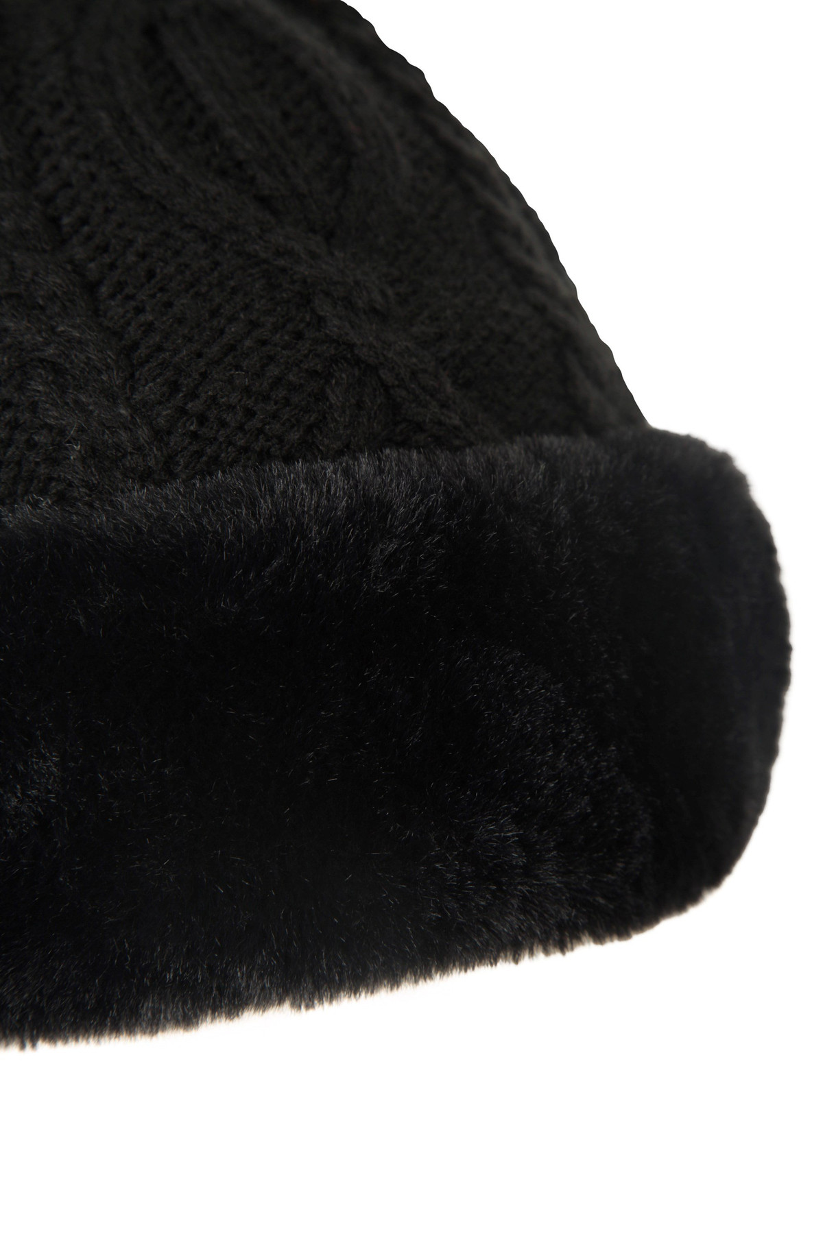 Sierra Womens Knitted Thermal Fur Hat