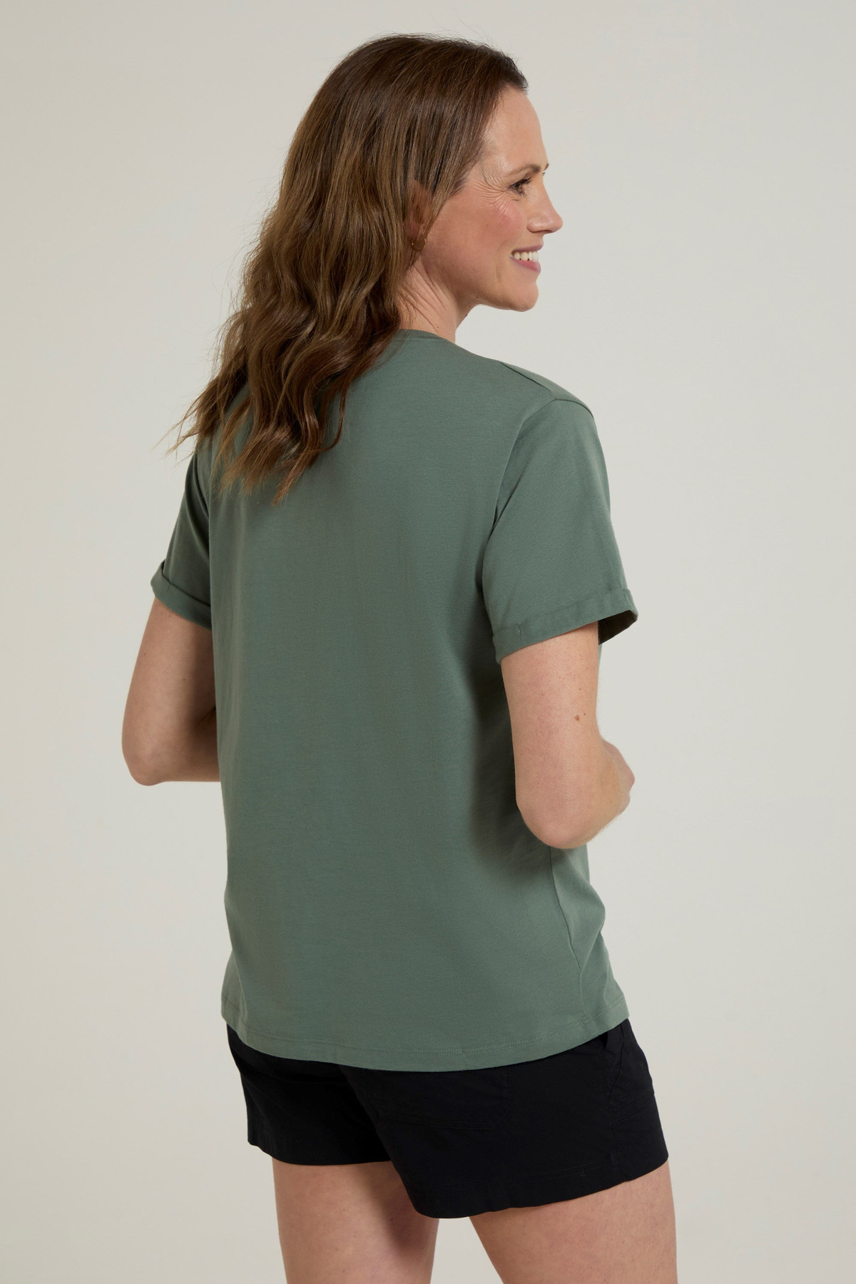 Wave Feather Womens Loose Fit T-Shirt