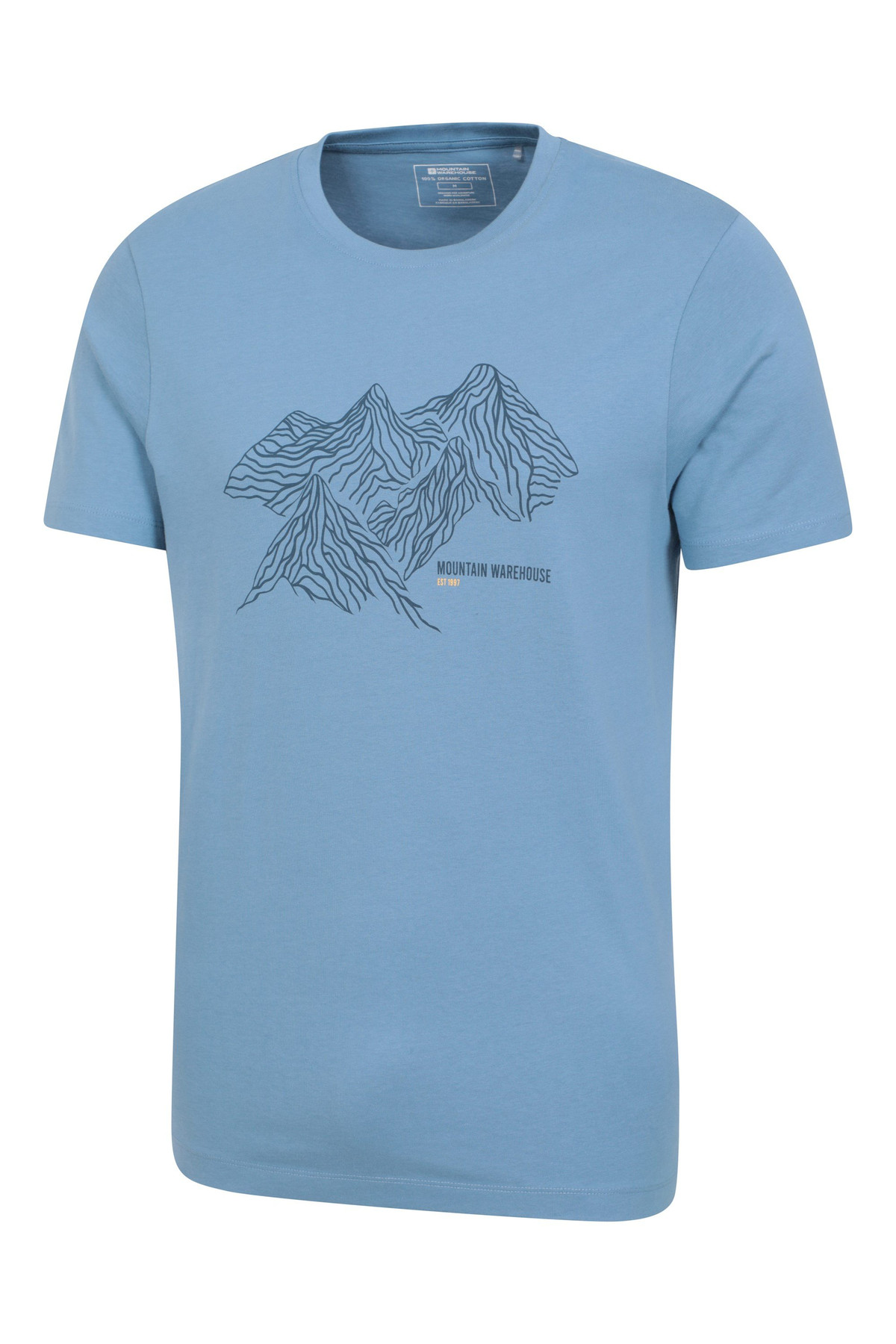 Tonal Mountain Mens T-Shirt