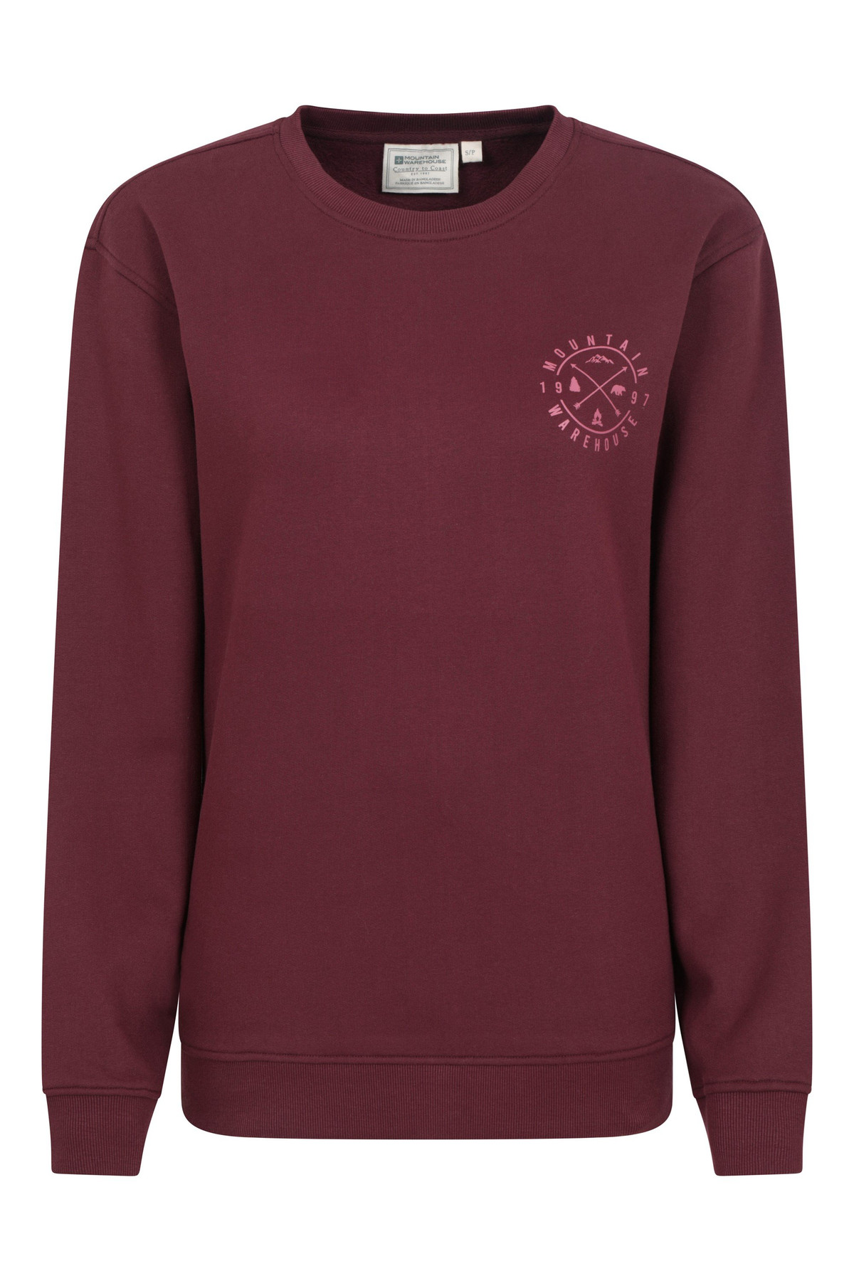 Mountain Compass Womens Graphic Sweatshirt