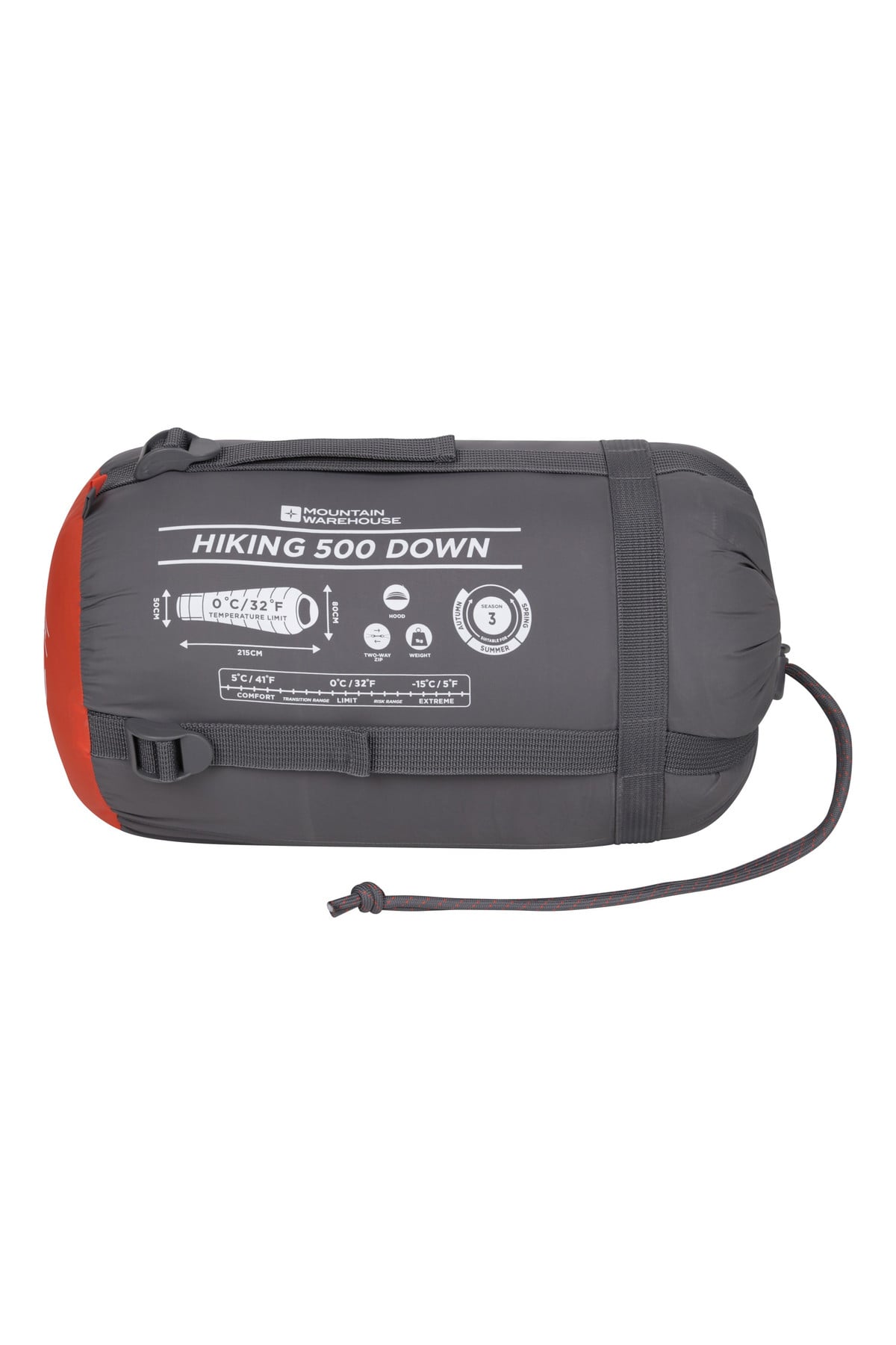 Extreme Hiking 500 Down 0°C Sleeping Bag