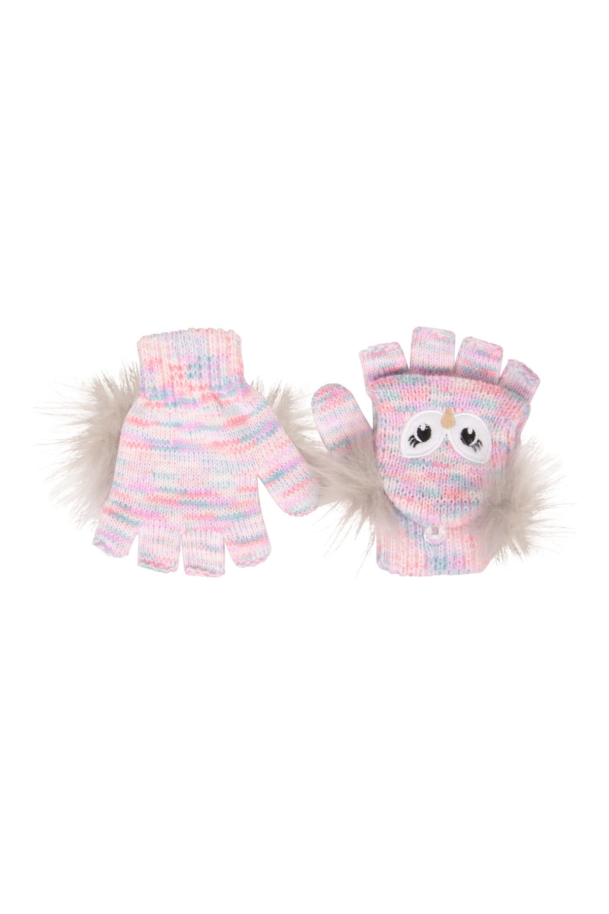 Owl Kids Knitted Gloves