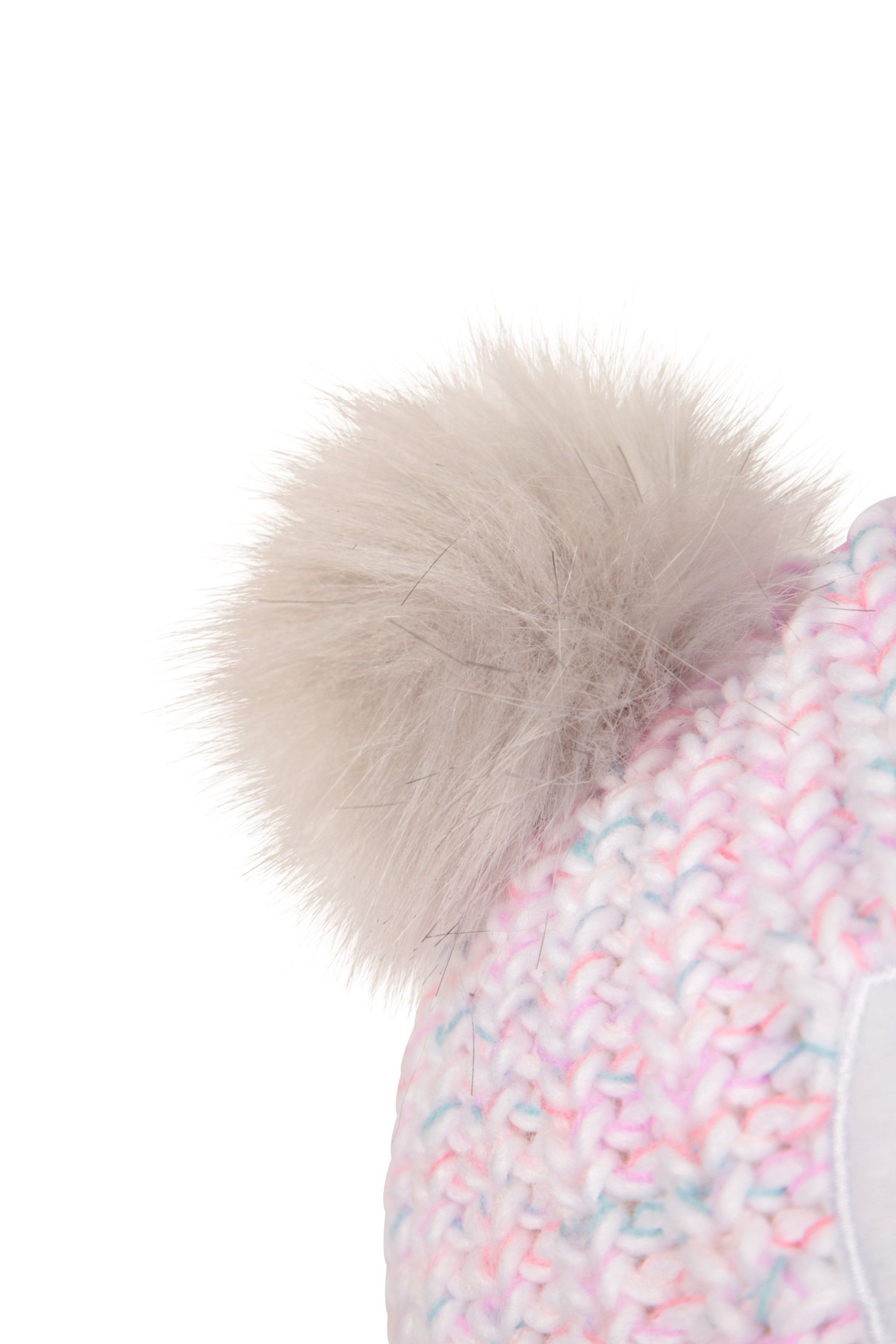 Owl Kids Double Pom-Pom Beanie