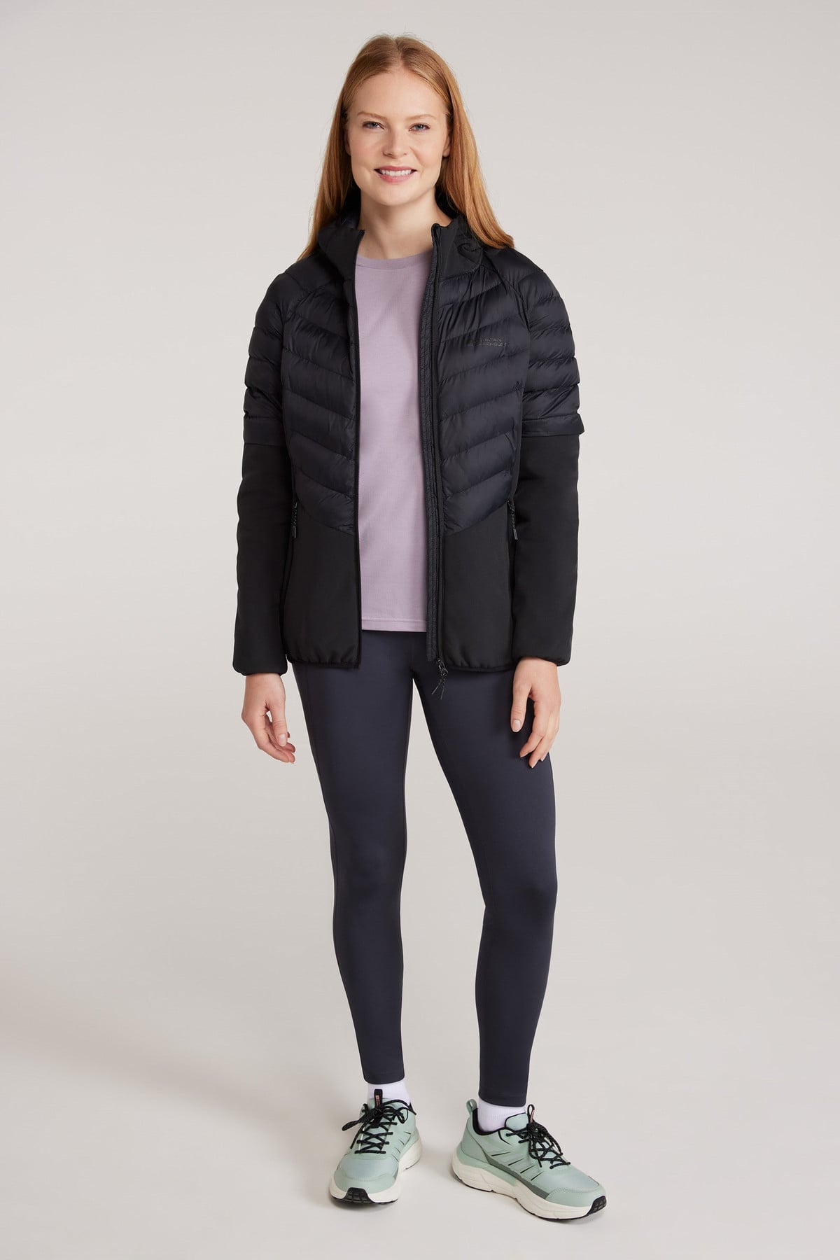 Agile Womens Hybrid Softshell Padded Jacket