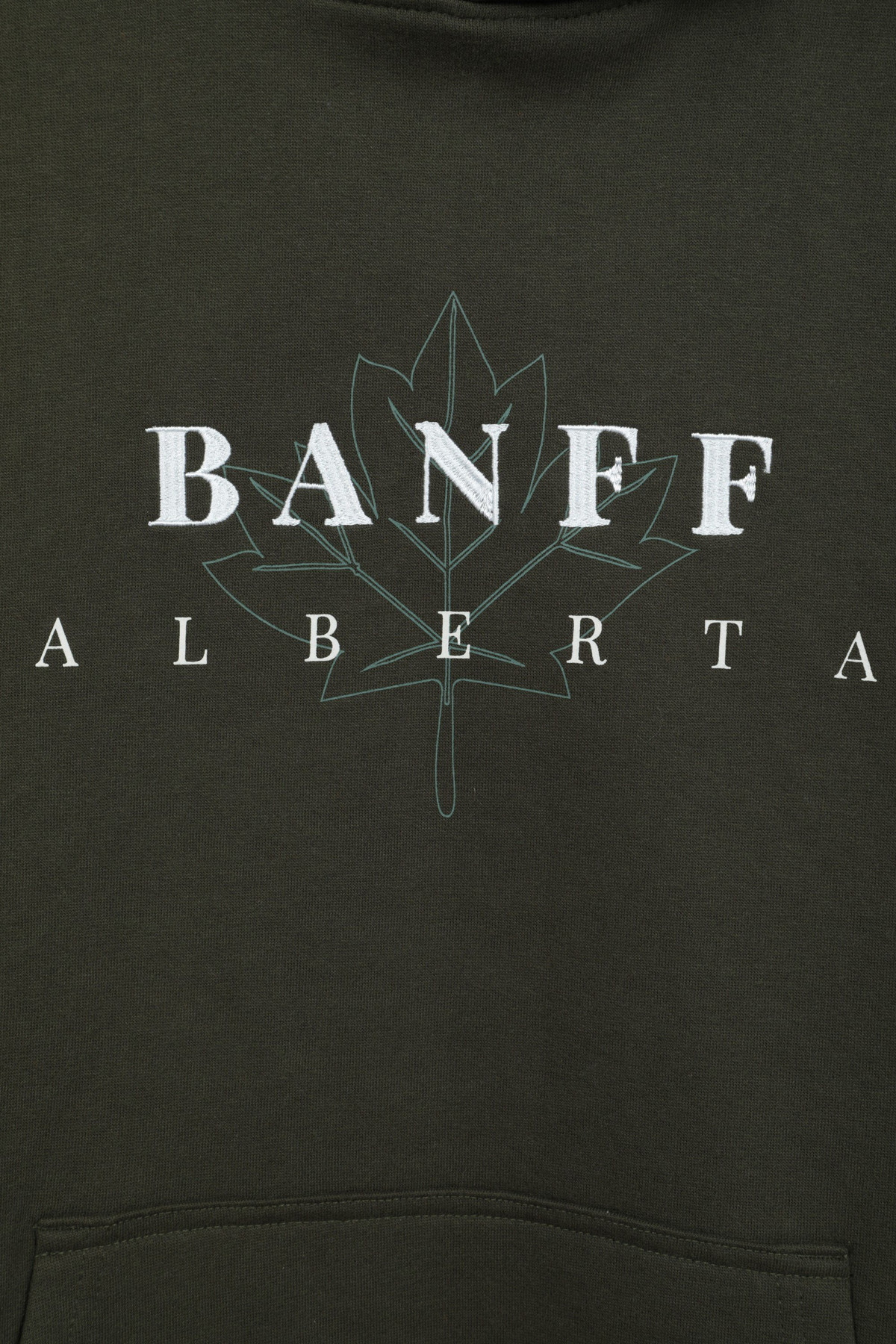 Banff Embroidered Mens Overhead Hoodie