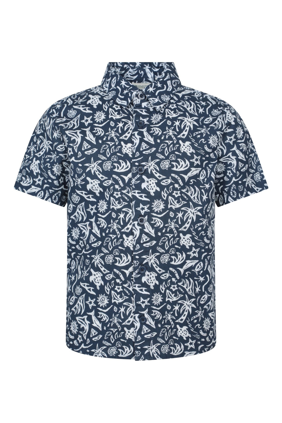 Printed Kids Woven Short Sleeve Shirt