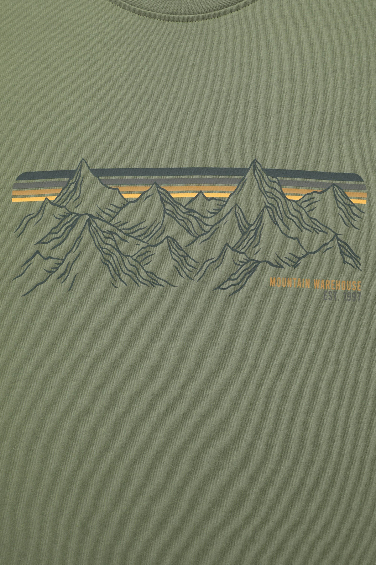 Mountain Stripe Men's Graphic T-Shirt