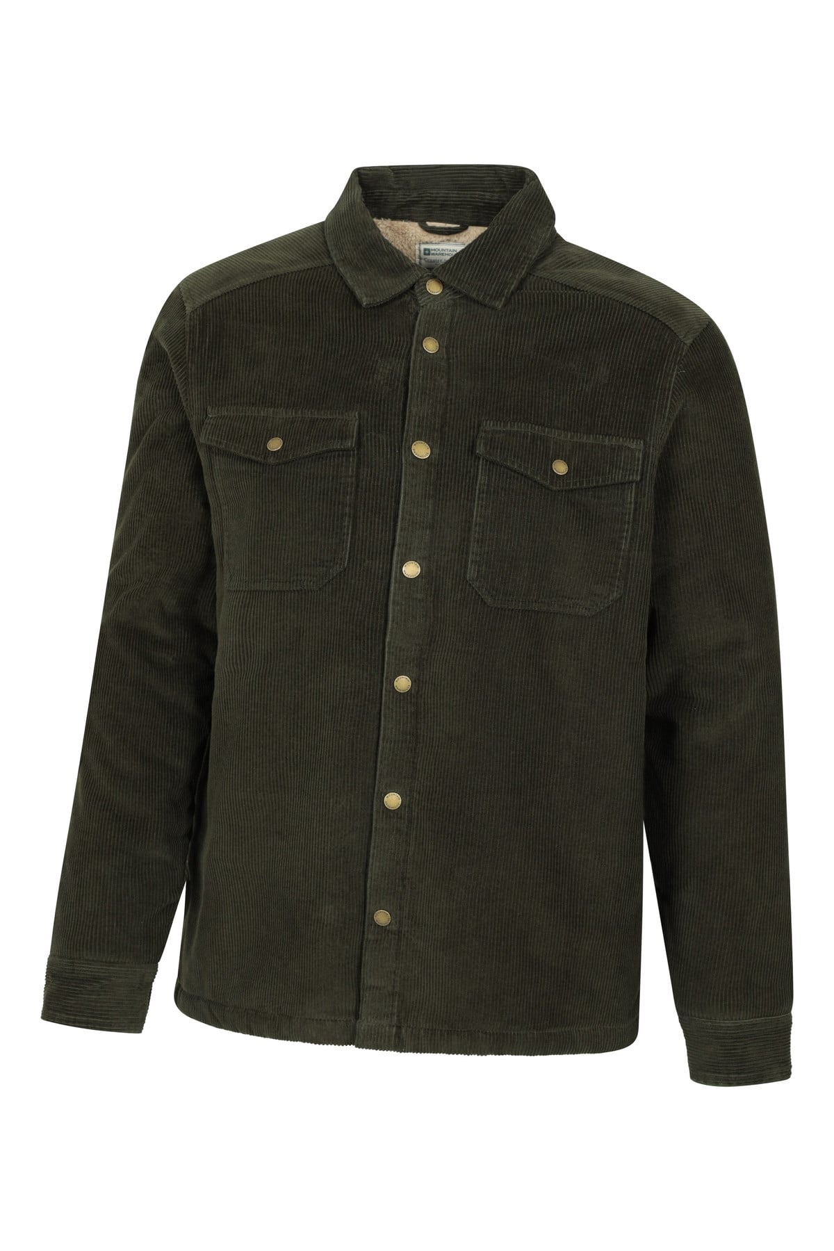 Chiswick Mens Cord Borg Lined Overshirt