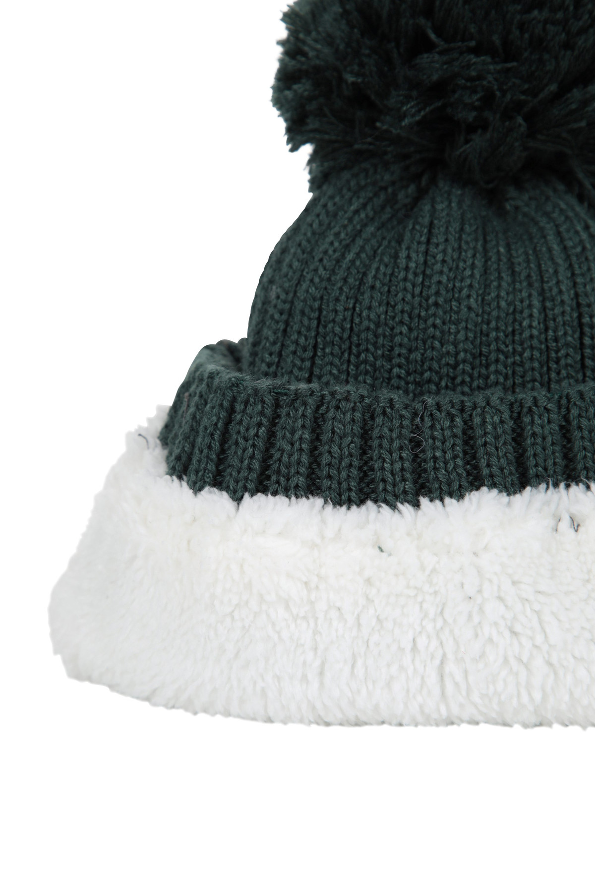 Banff Mens Fur Lined Pom Beanie