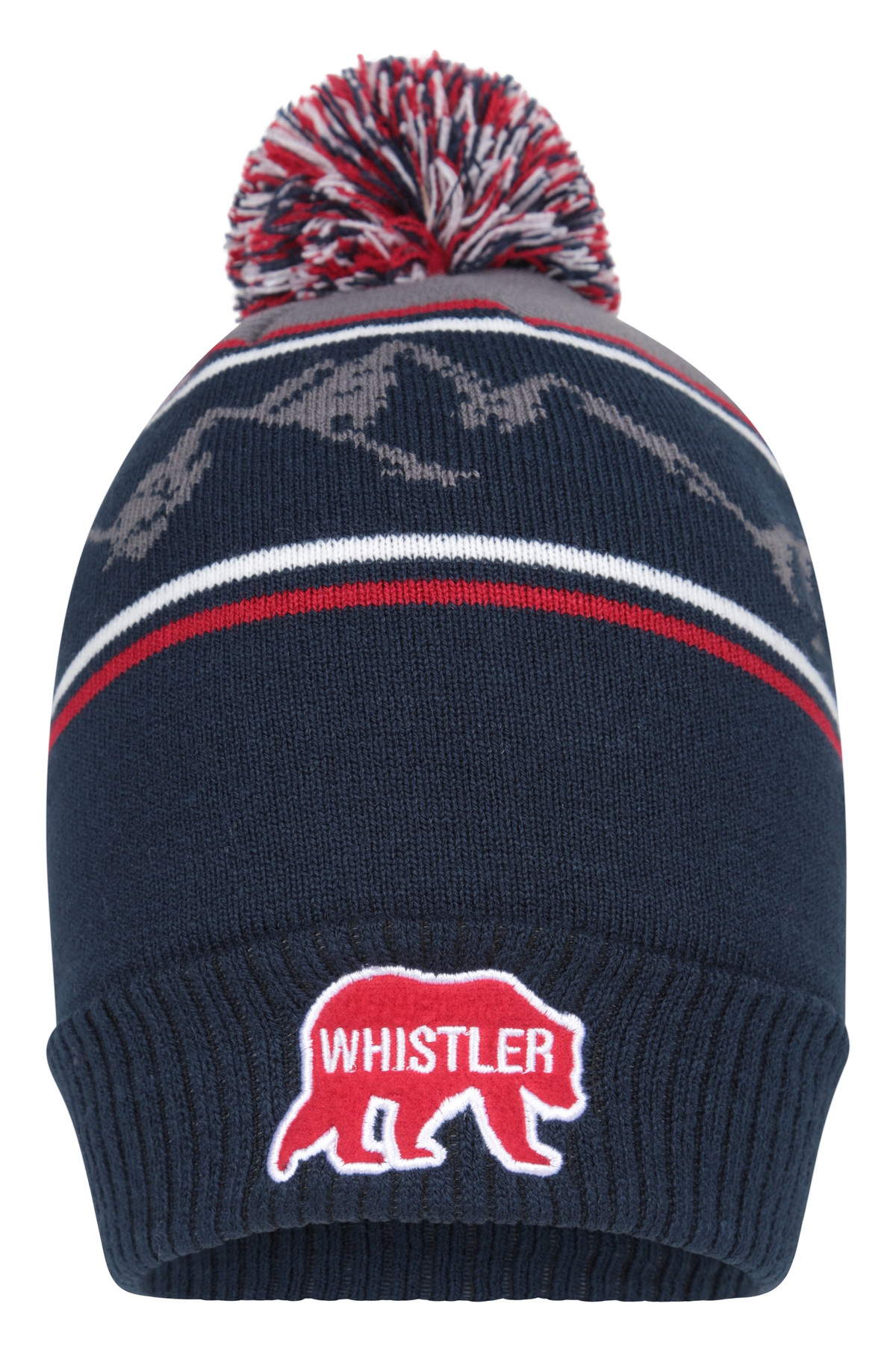 Whistler Mens Fur Lined Pom Beanie