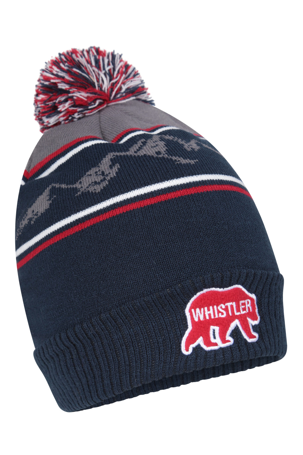 Whistler Mens Fur Lined Pom Beanie