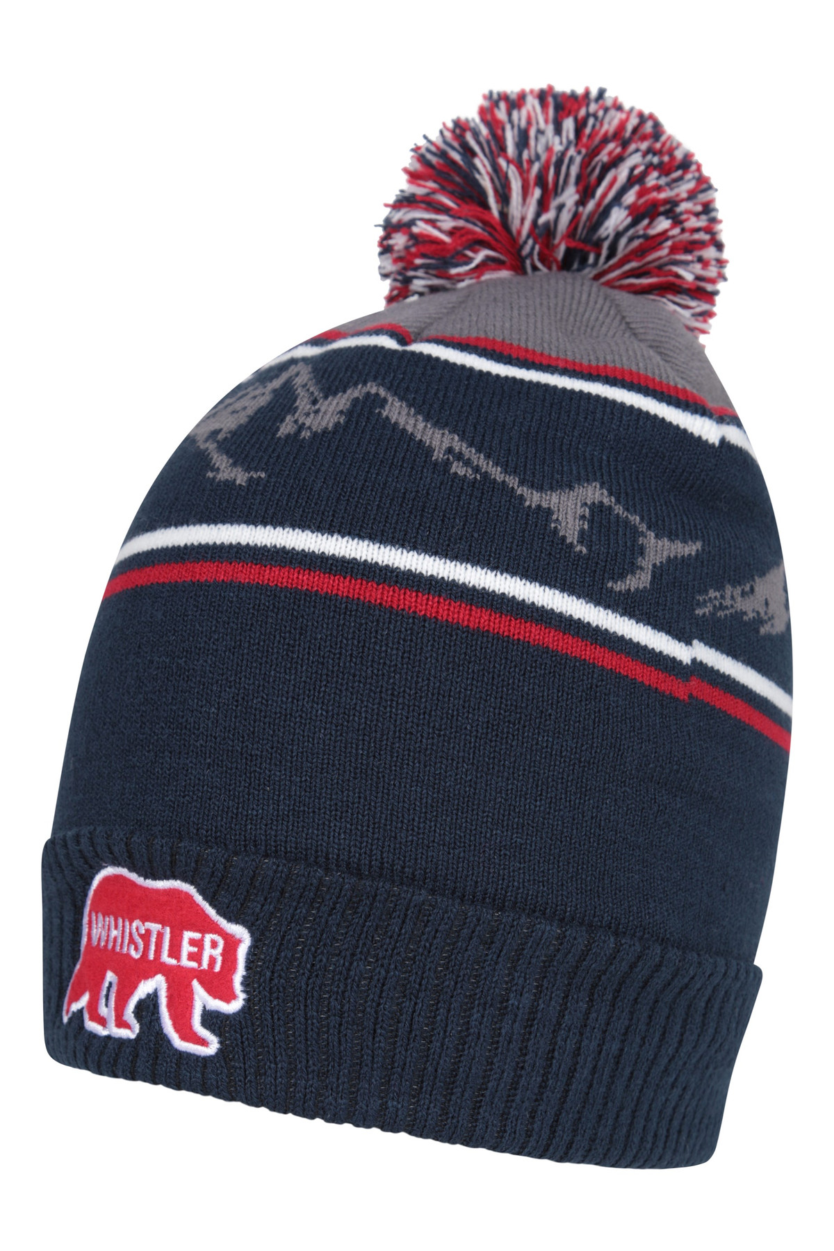 Whistler Mens Fur Lined Pom Beanie