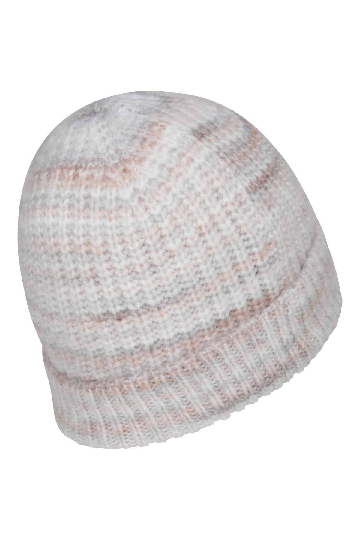Space Dyed Womens Fur Lined Beanie