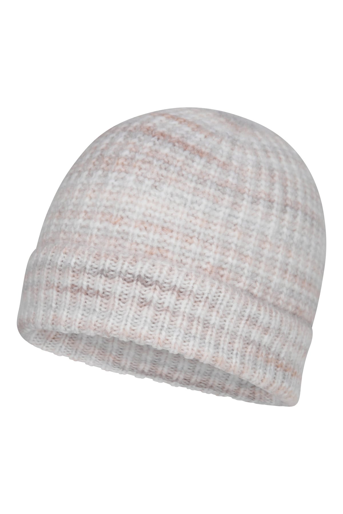 Space Dyed Womens Fur Lined Beanie