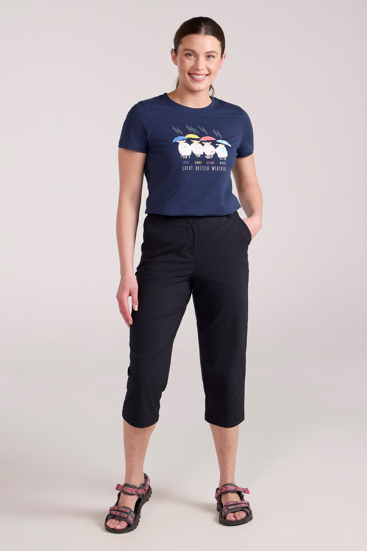Delta Womens Stretch Capris