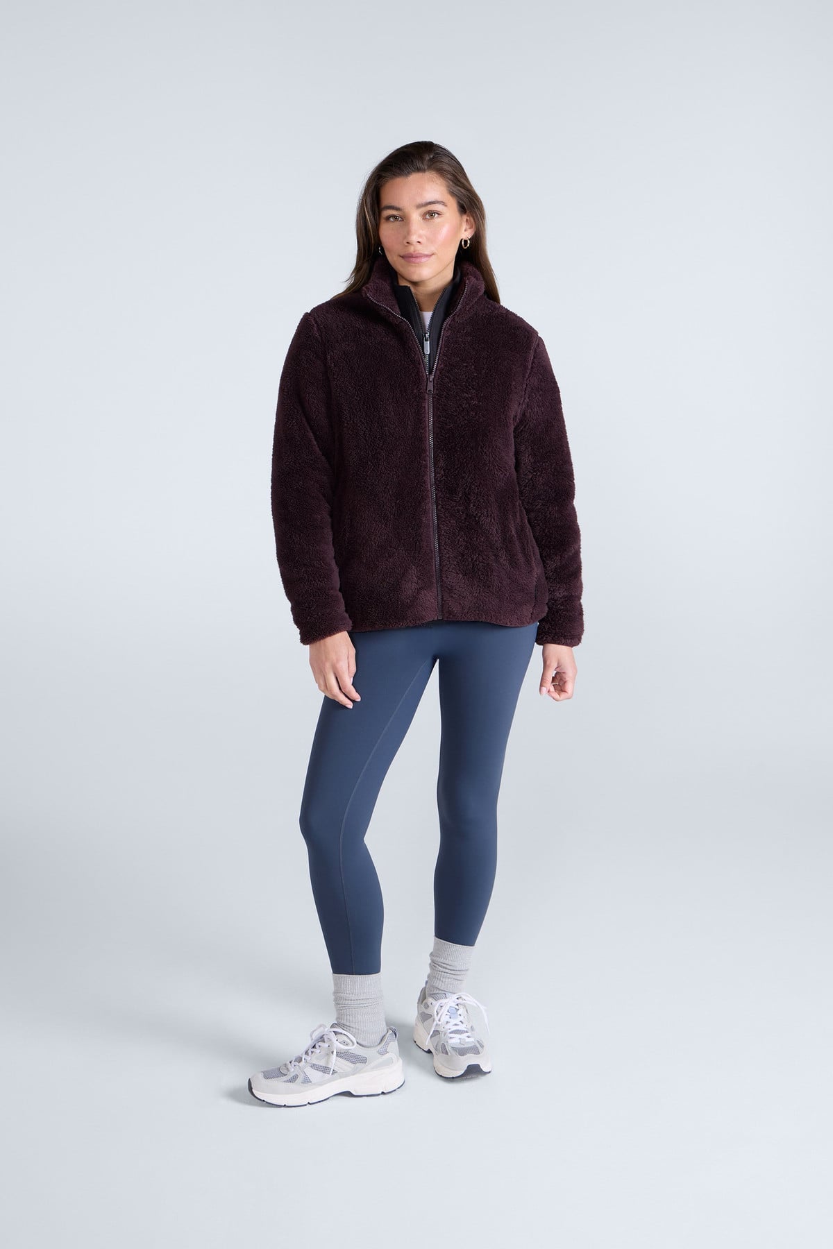 Teddy Womens Full Zip Fleece