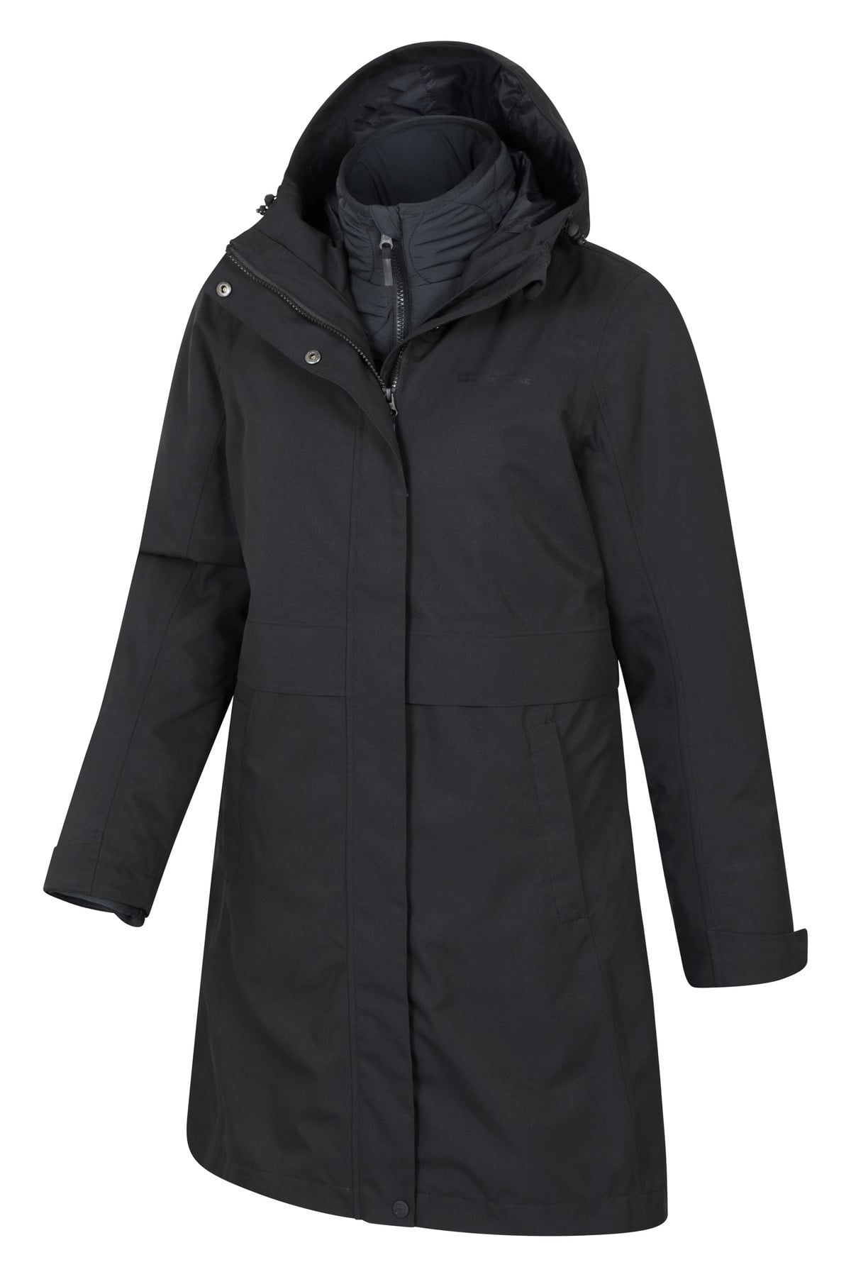 Luna Womens 3 1 Long Waterproof Jacket