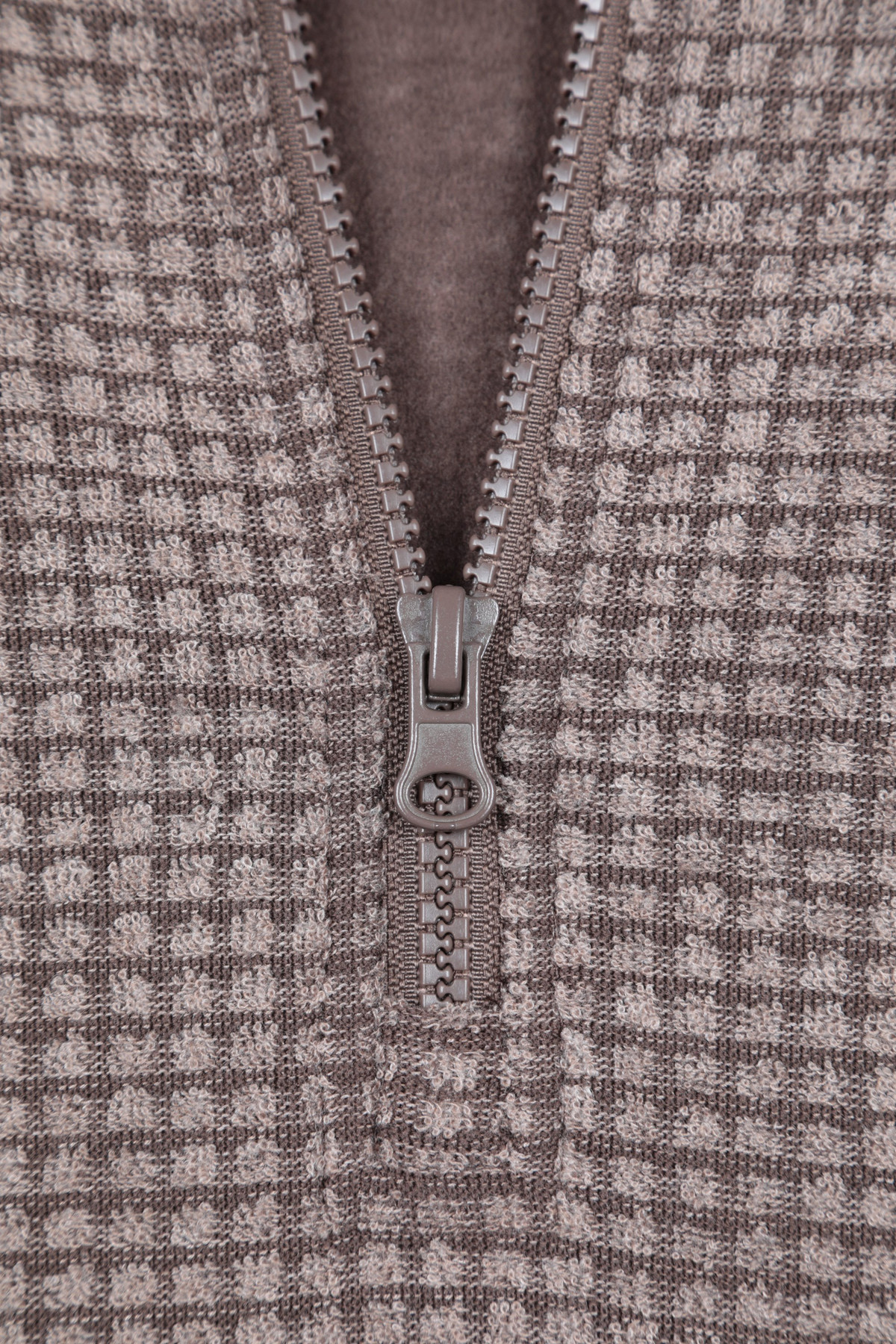 Mens Textured Half-Zip Fleece