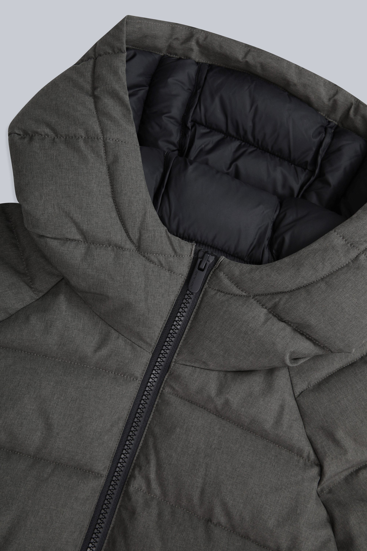 Light Cloud Cosi Marl Hooded Mens Padded Jacket