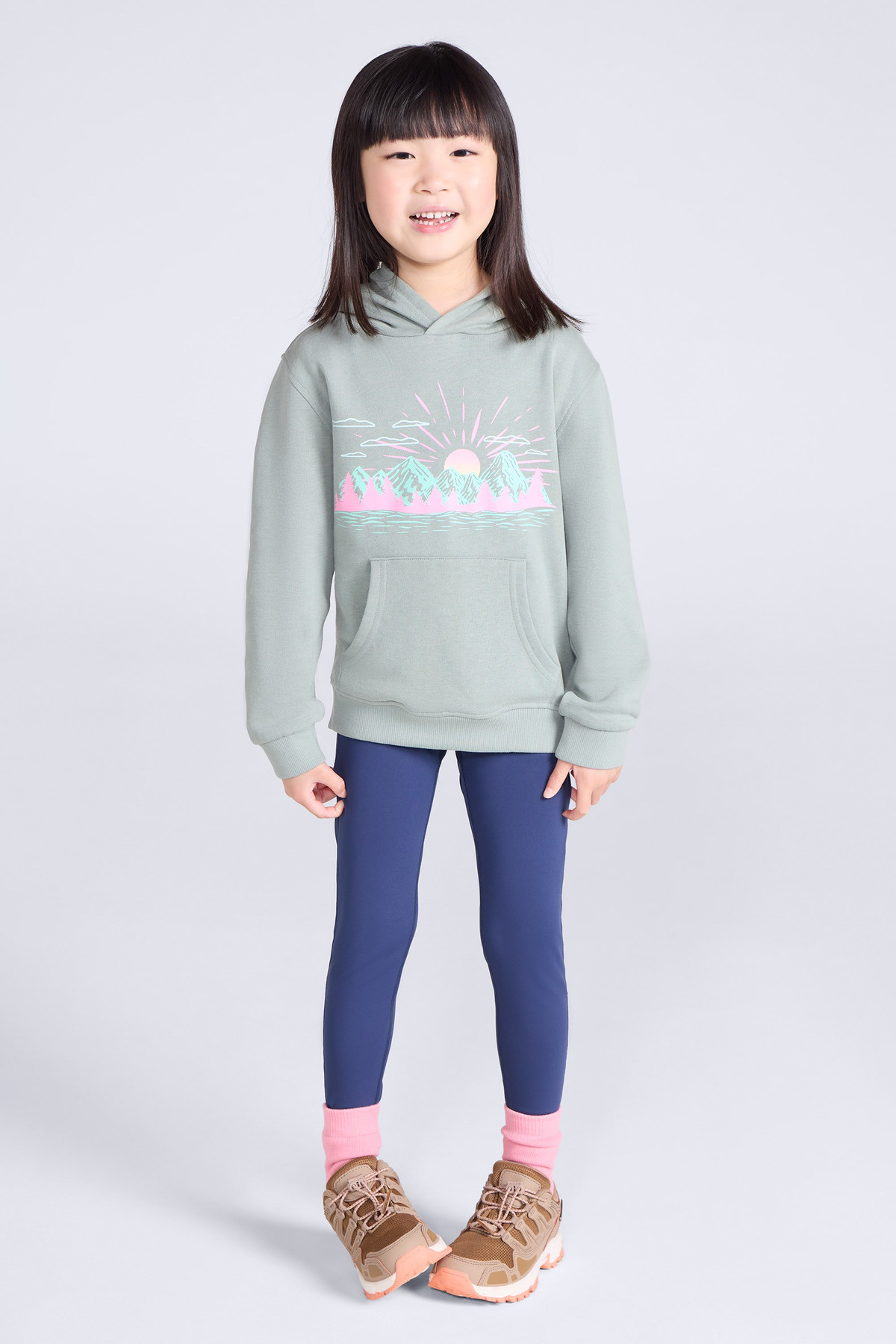 Mountain Sunset Kids Hoodie