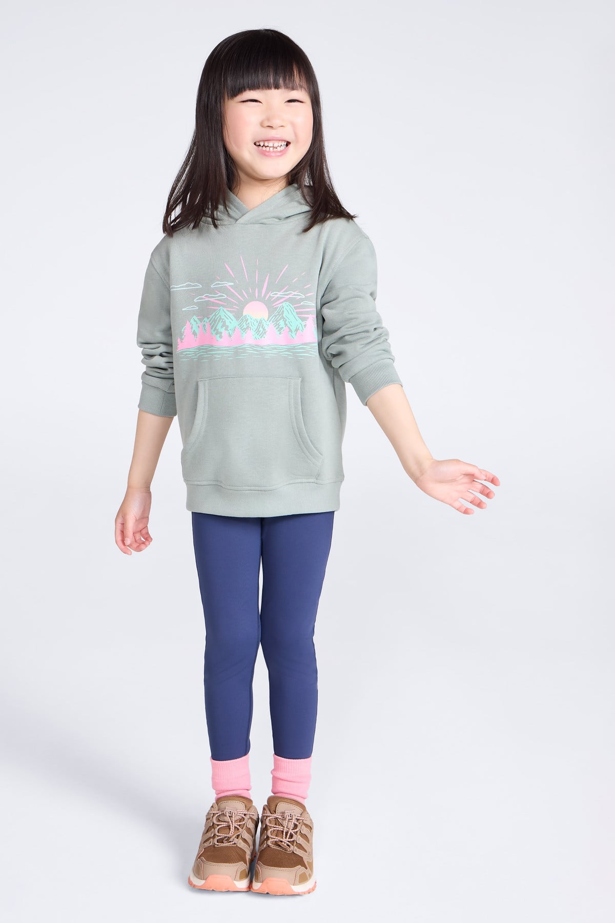 Mountain Sunset Kids Hoodie