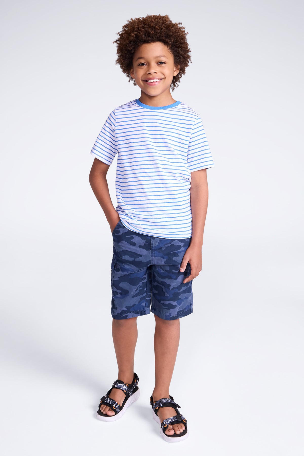 Striped Kids Short Sleeve Tee