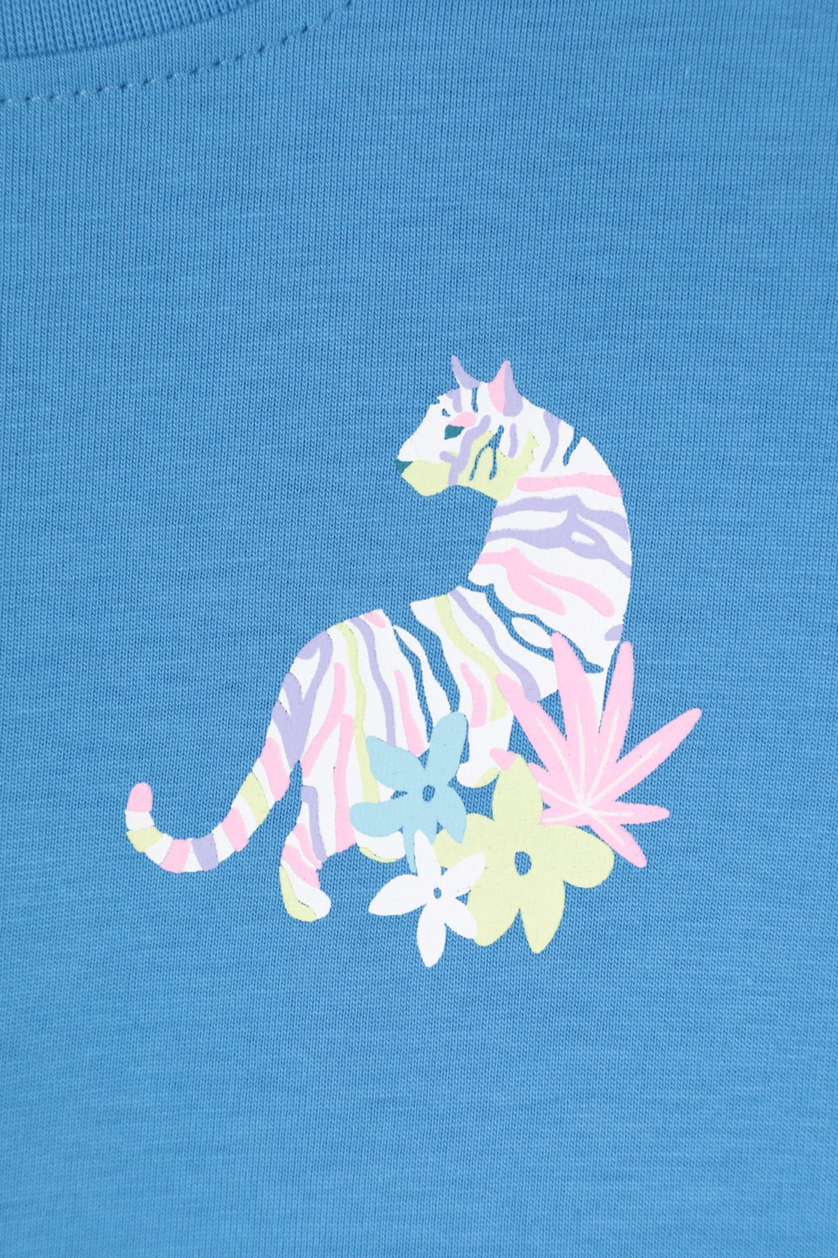Floral Tiger Kids Short Sleeve Tee