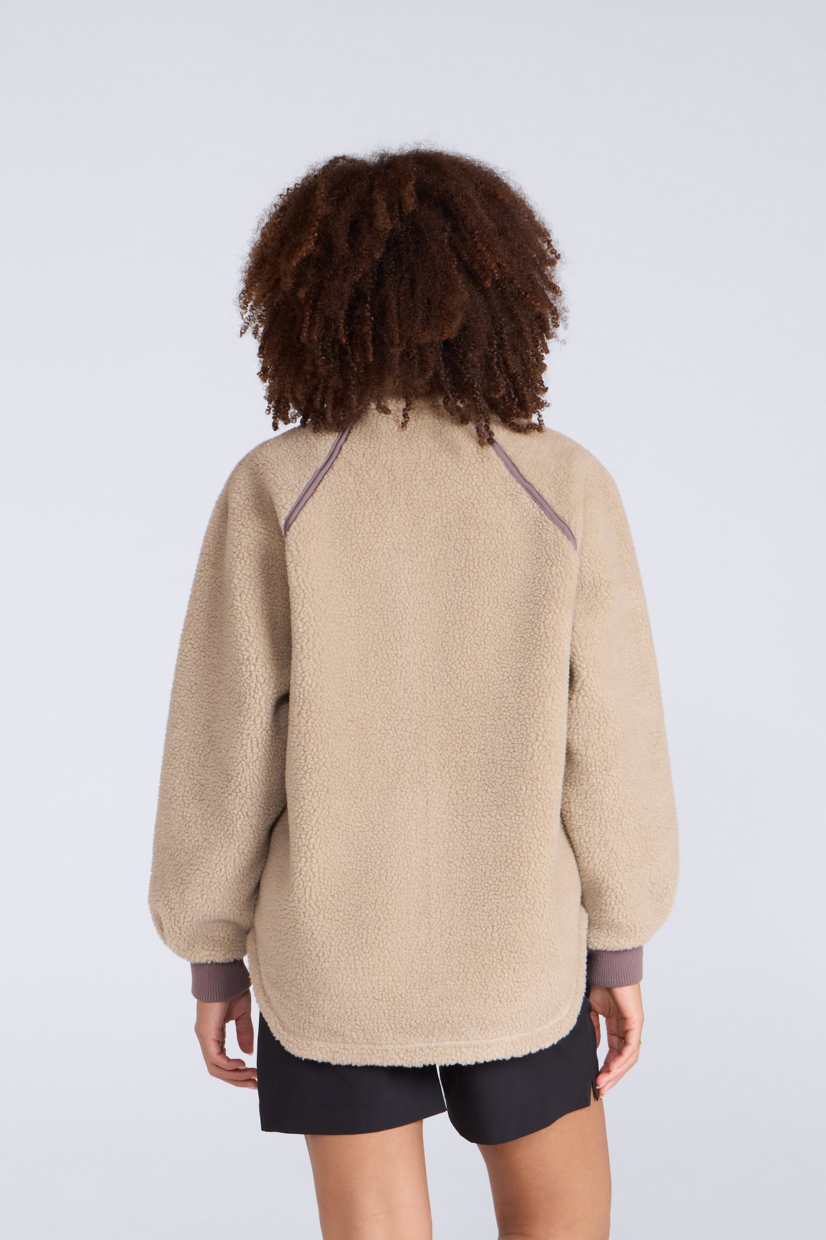 Bonnie Womens Trim Borg Jacket