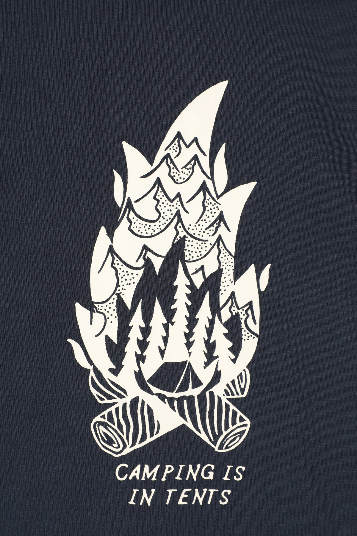 Camping Is Tents Graphic Short Sleeve T-Shirt