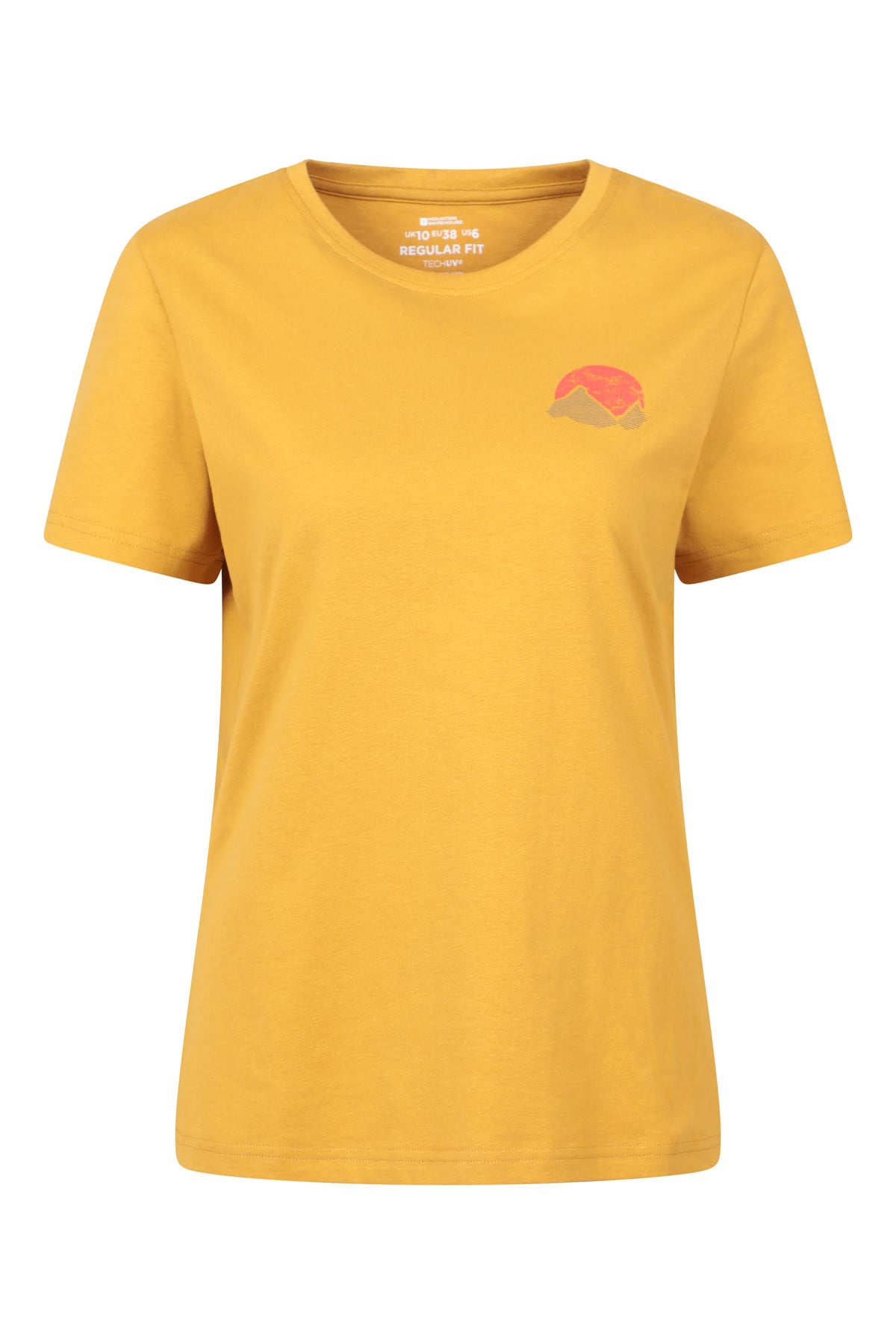 Printed Womens Mountain Sunset T-Shirt